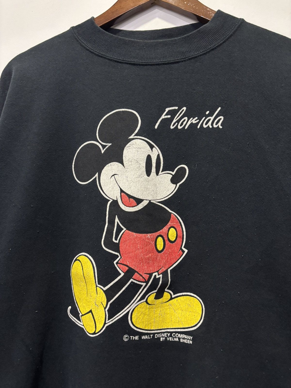 Disney Vintage Mickey Mouse Florida Sweatshirt Size US XL / EU 56 / 4 - 2 Thumbnail