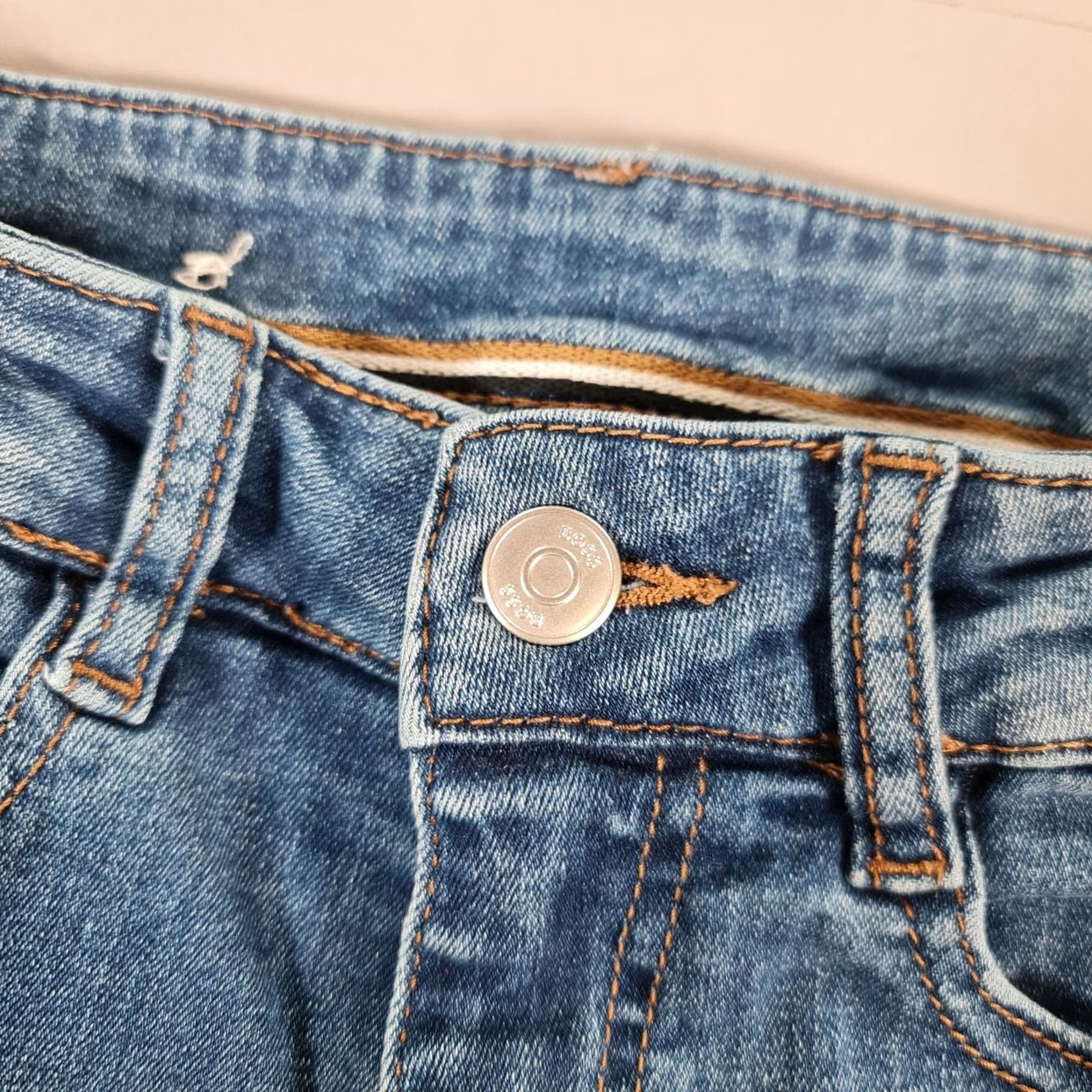 Hugo Boss HUGO BOSS Jeans Blue W26 L27 Slim Cropped Denim 5-Pocket Stretch Machine Washable Womens Size 26" / US 2 / IT 38 - 4 Thumbnail
