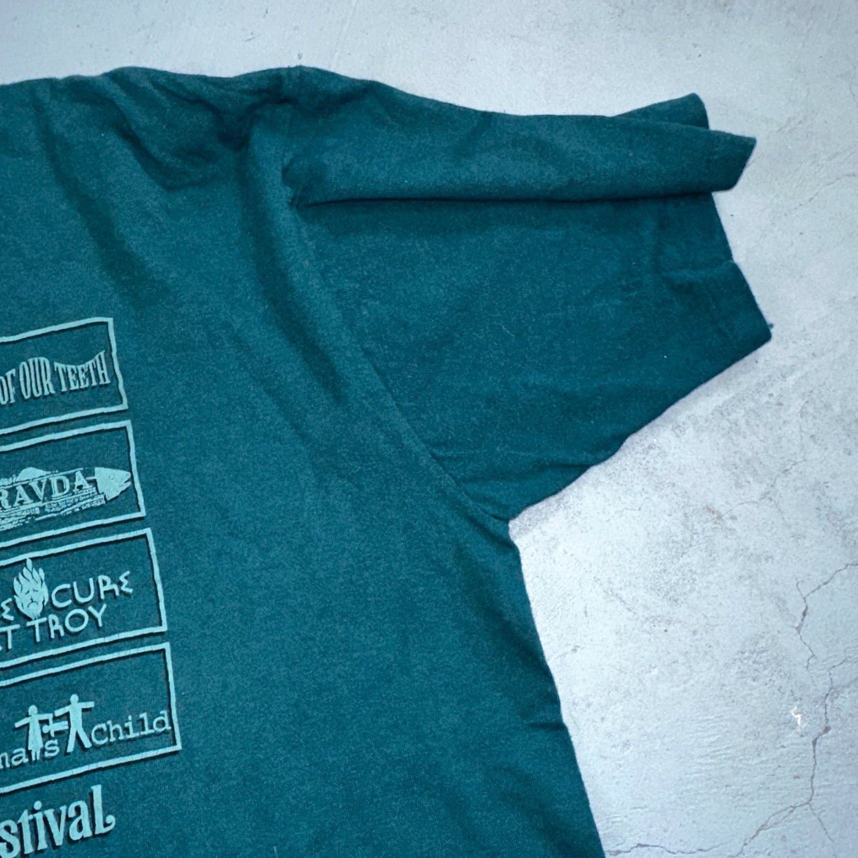 Vintage VINTAGE Oneita Hamlet T Shirt 90s Oregon VTG Crew Neck Short Sleeve Green Mens L Graphic Print Festival Size US L / EU 52-54 / 3 - 5 Thumbnail