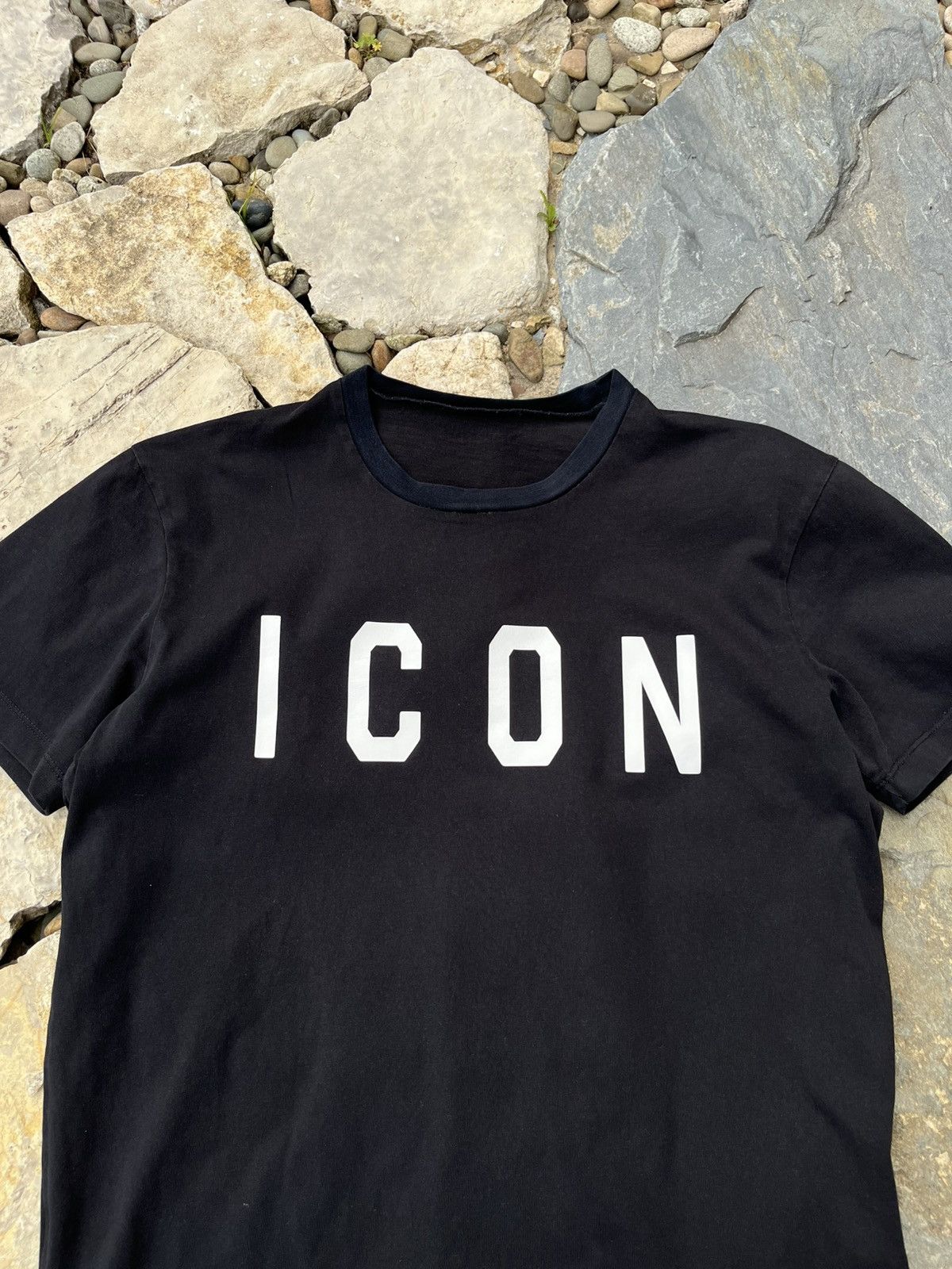 Designer × Dsquared2 Dsquared2 ICON big logo central t-shirt designer tee Canada Size US L / EU 52-54 / 3 - 3 Thumbnail