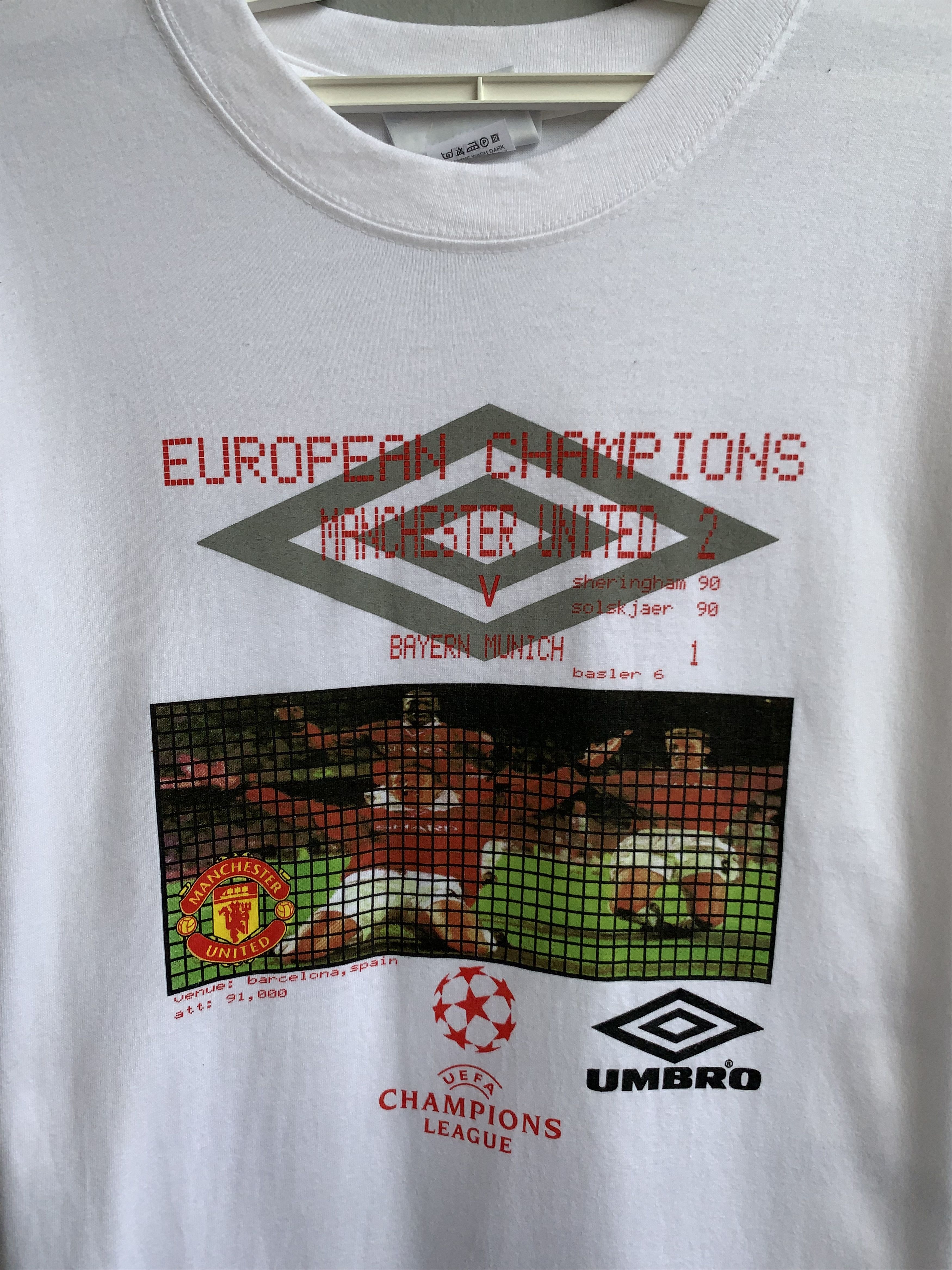 Umbro Manchester United Vs Bayern Munich Umbro Shirt Size US L / EU 52-54 / 3 - 3 Thumbnail
