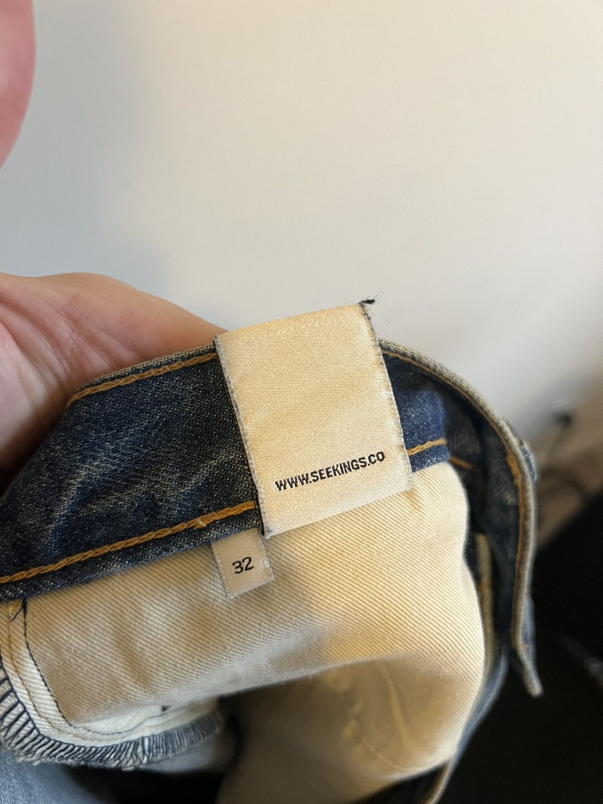 Seekings Seekings Signature Denim Indigo Washed Size US 32 / EU 48 - 7 Thumbnail