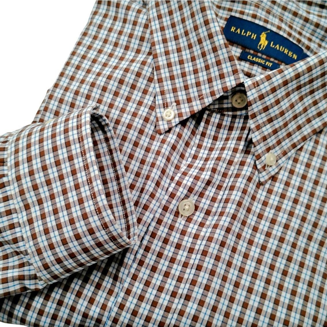 Ralph Lauren Ralph Lauren Plaid Long Sleeve Coolmax Button Down Shirt Size US L / EU 52-54 / 3 - 1 Thumbnail