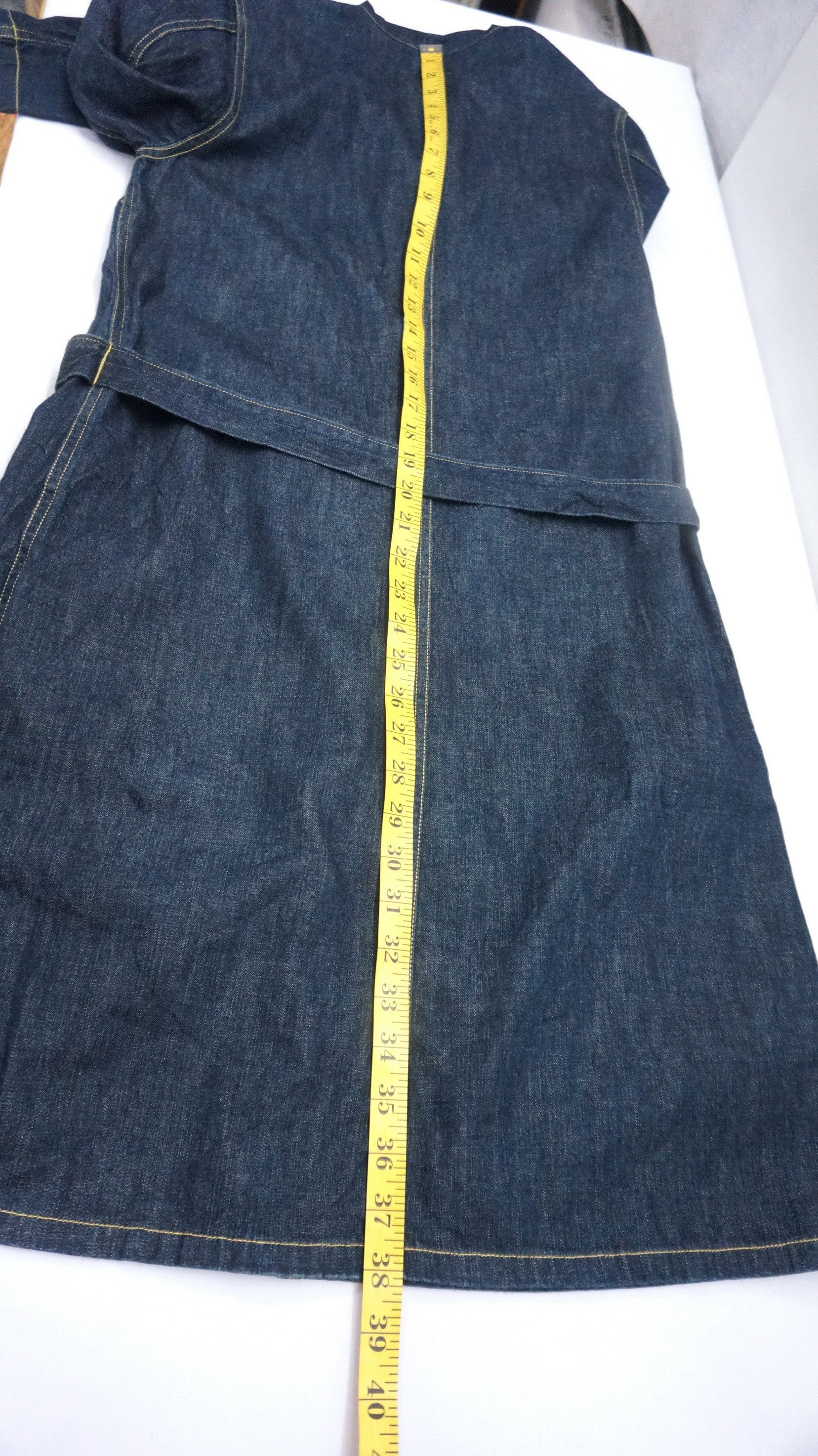 Japanese Brand KAPITAL Denim Shop Coat Indigo Size S / US 4 / IT 40 - 12 Thumbnail