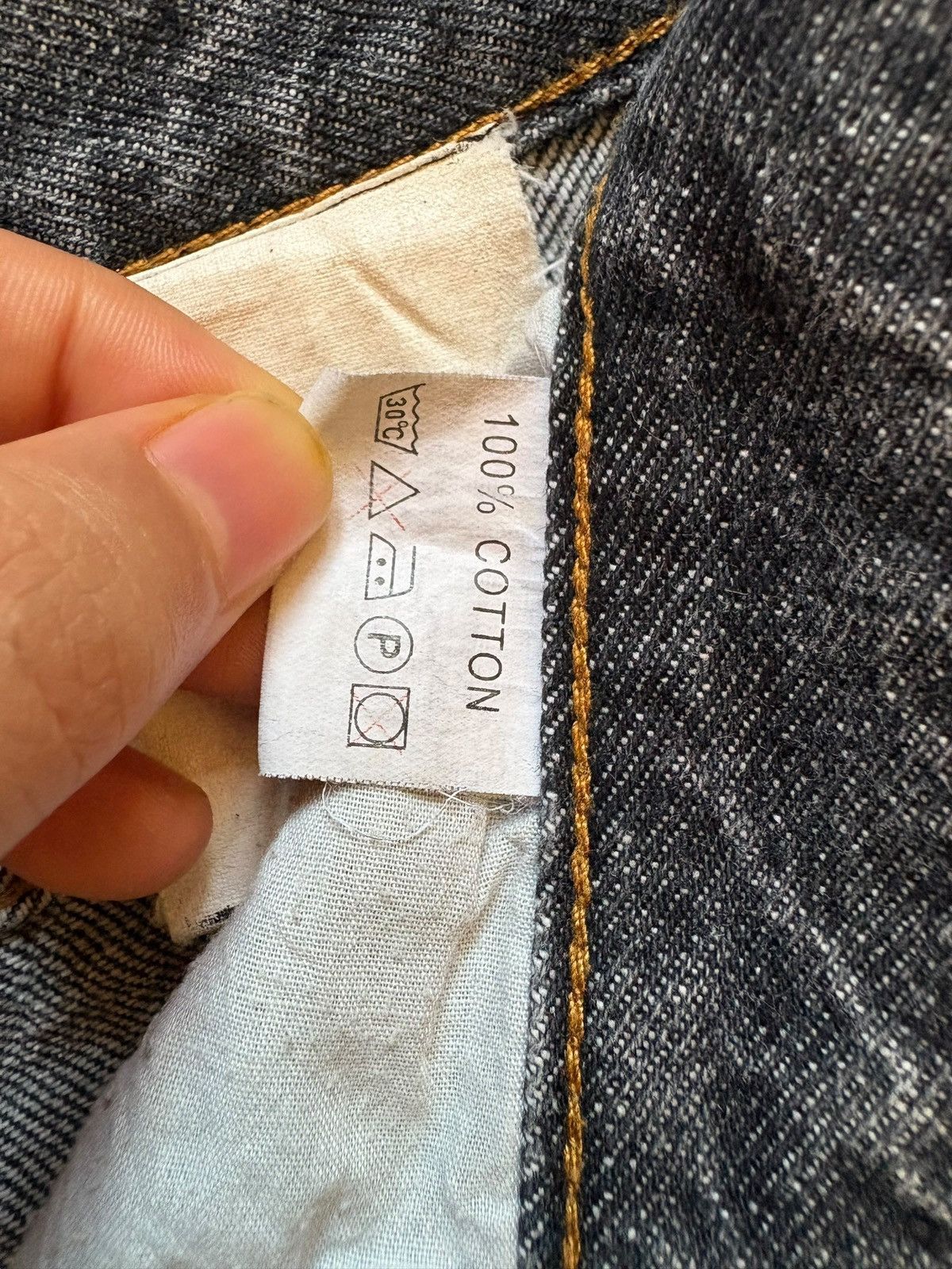 Japanese Brand Vintage Japanese Brand Faded Wash Printed Flare Jeans Size 30" / US 8 / IT 44 - 12 Thumbnail