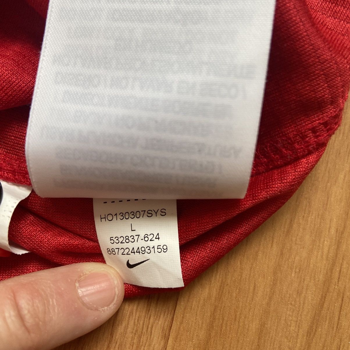Nike Nike Manchester United 13/14 Aon Logo Soccer Jersey Men’s L Size US L / EU 52-54 / 3 - 11 Thumbnail