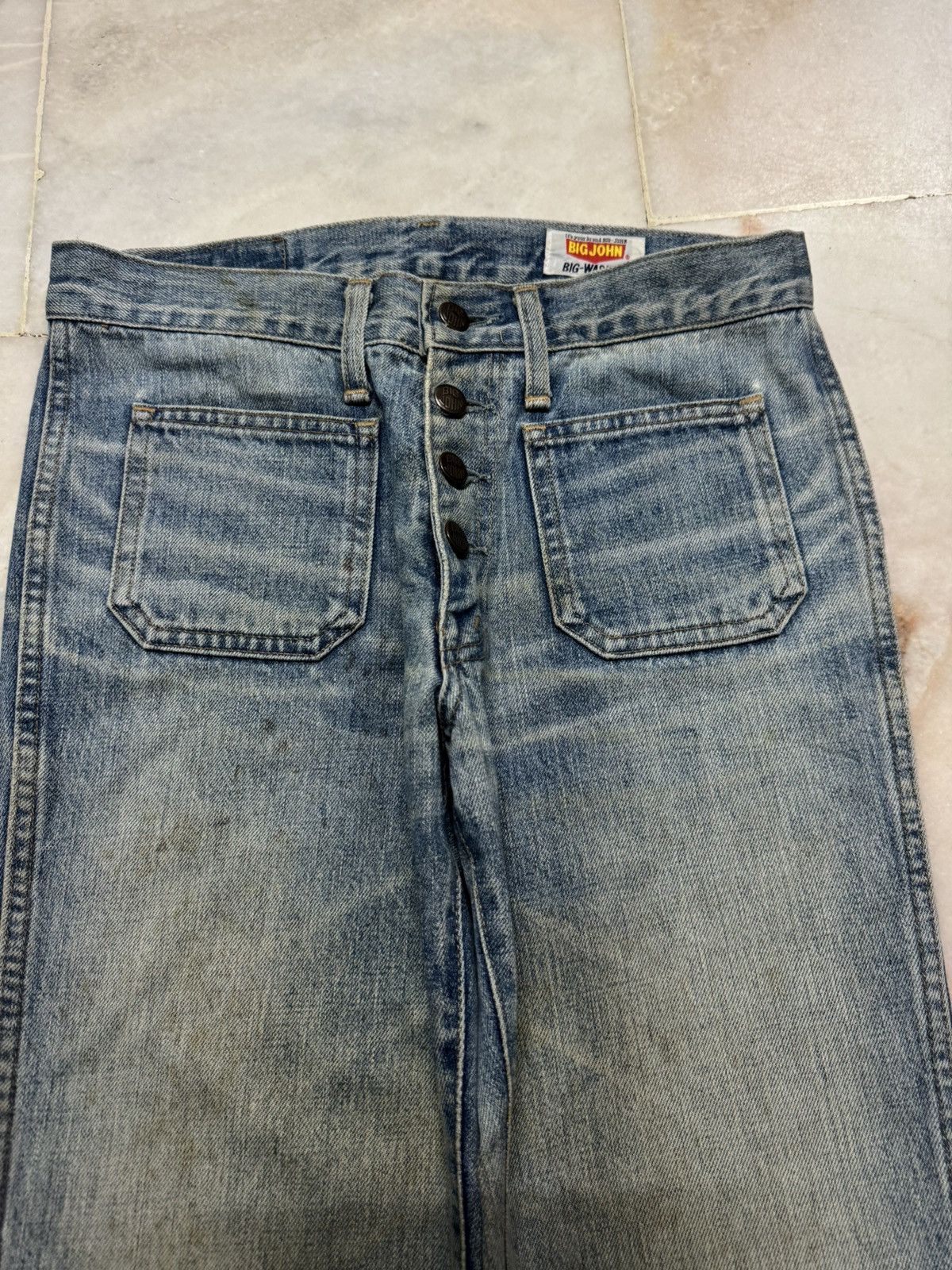 Big John 💥80s-90s Bell Bottom💥Big Big john Rusty Mudwadh Bootcut Jean Size US 29 - 4 Thumbnail