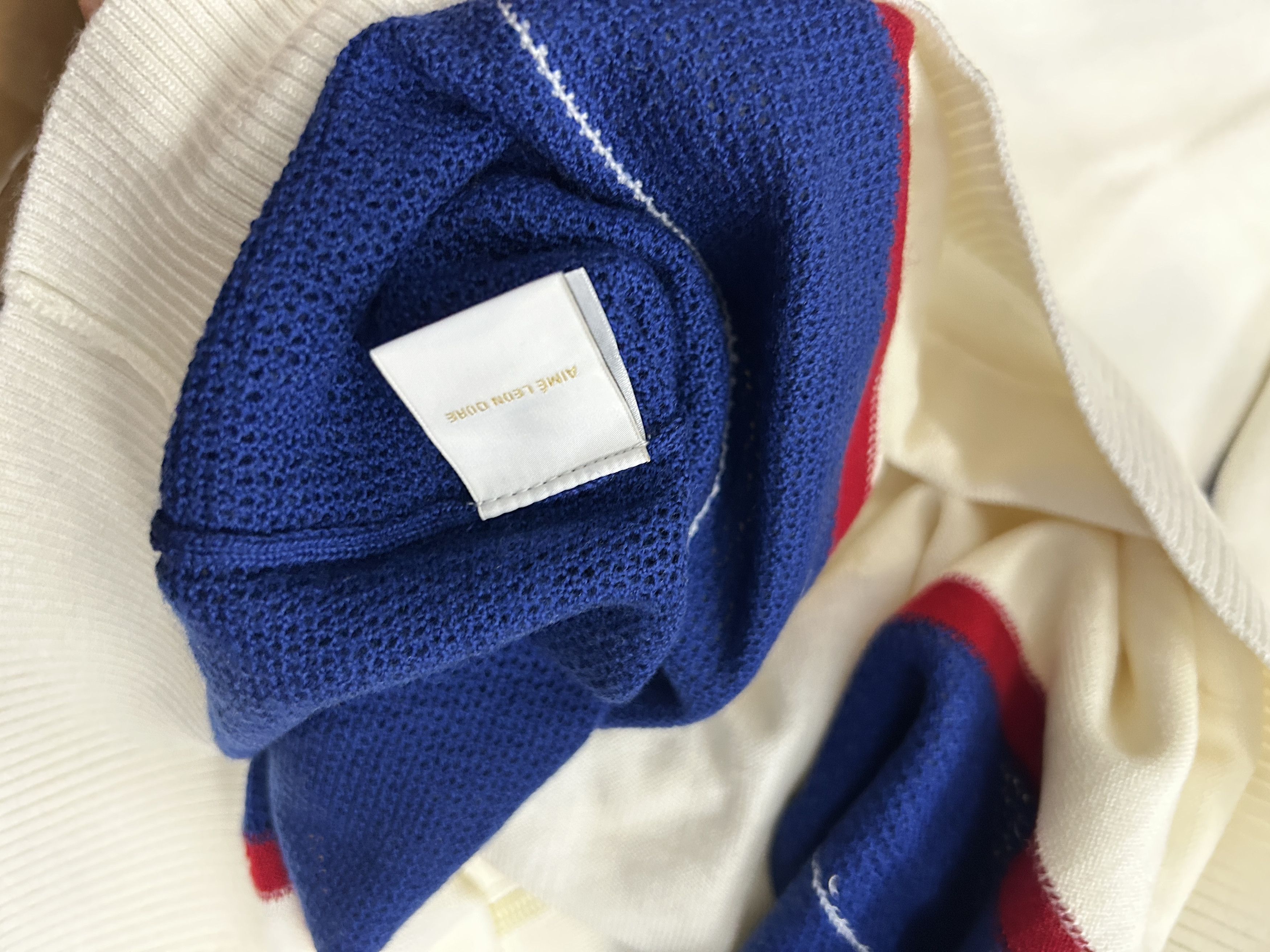 Aime Leon Dore Knit Long-Sleeve Cycling Jersey Size US XL / EU 56 / 4 - 13 Thumbnail
