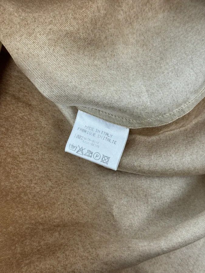 Roberto Cavalli 2000s Roberto Cavalli Camel Silk Gradient Shirt Size US M / EU 48-50 / 2 - 8 Thumbnail