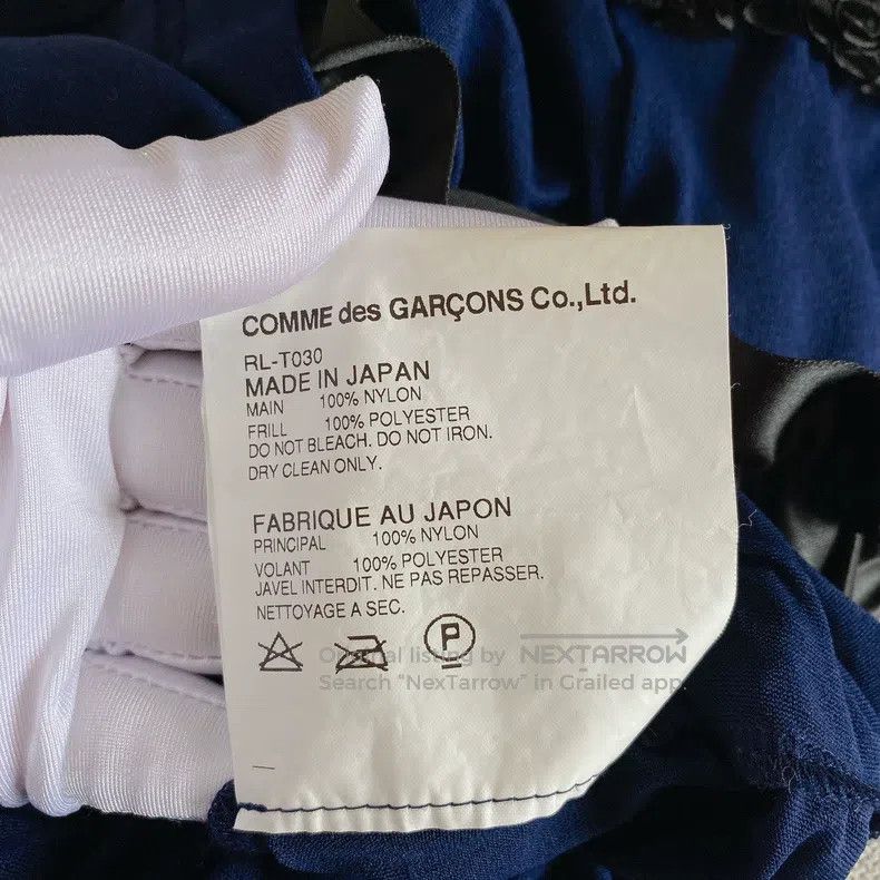 Comme des Garcons Comme Des Garcons Blue lace top with elasticity Size S / US 4 / IT 40 - 8 Thumbnail