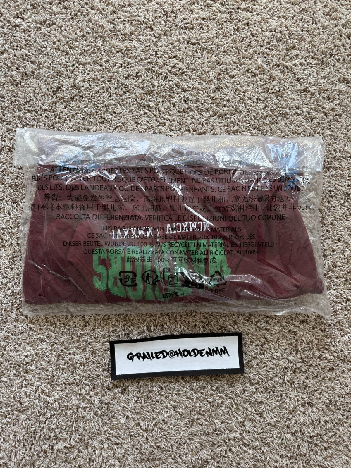 Supreme Warriors Appliqué Zip Up Hooded Sweatshirt Cardinal Red Size US M / EU 48-50 / 2 - 20 Thumbnail