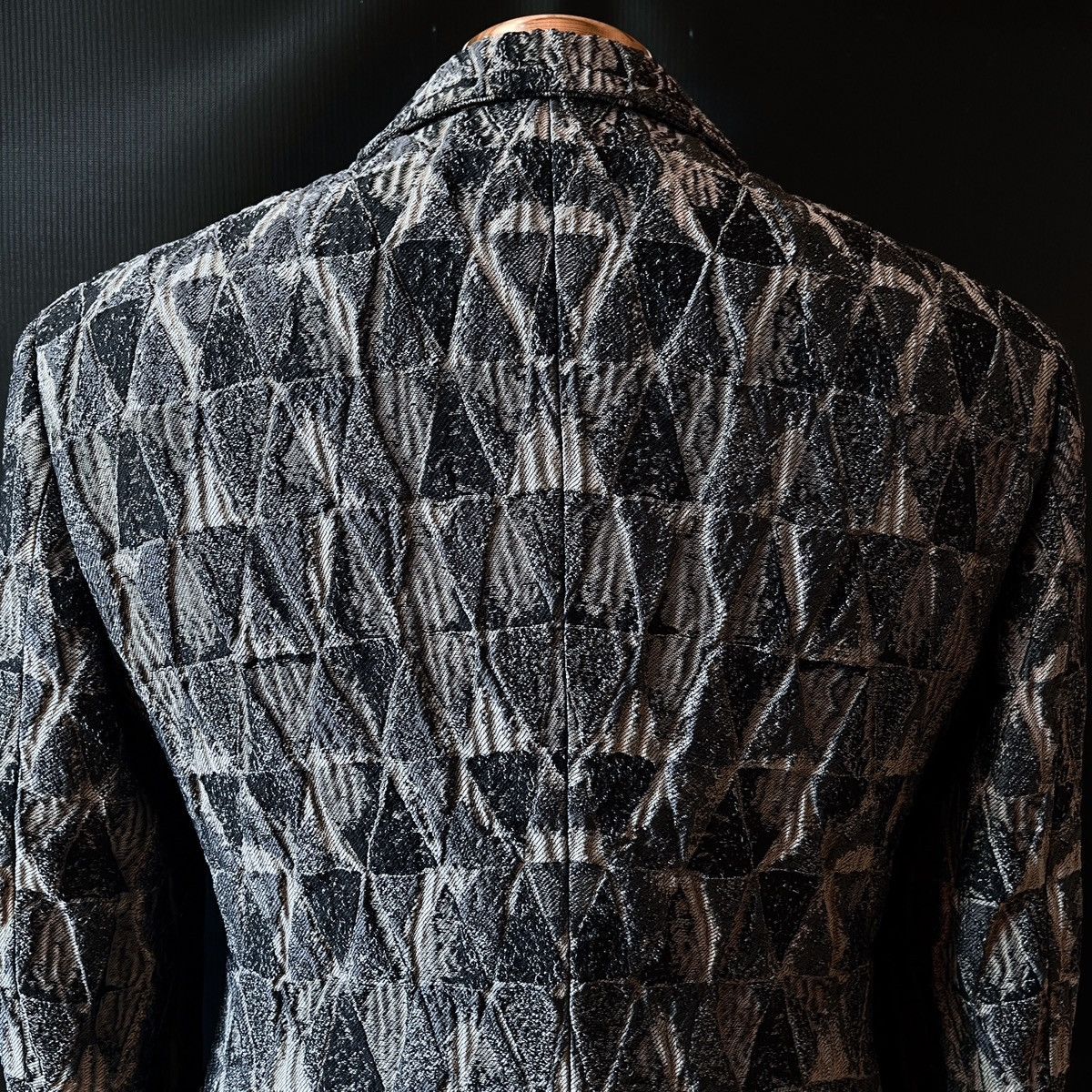 Giorgio Armani Giorgio Armani 17 FW Runway Jacquard Quilted Double Jacket Size 46R - 7 Thumbnail