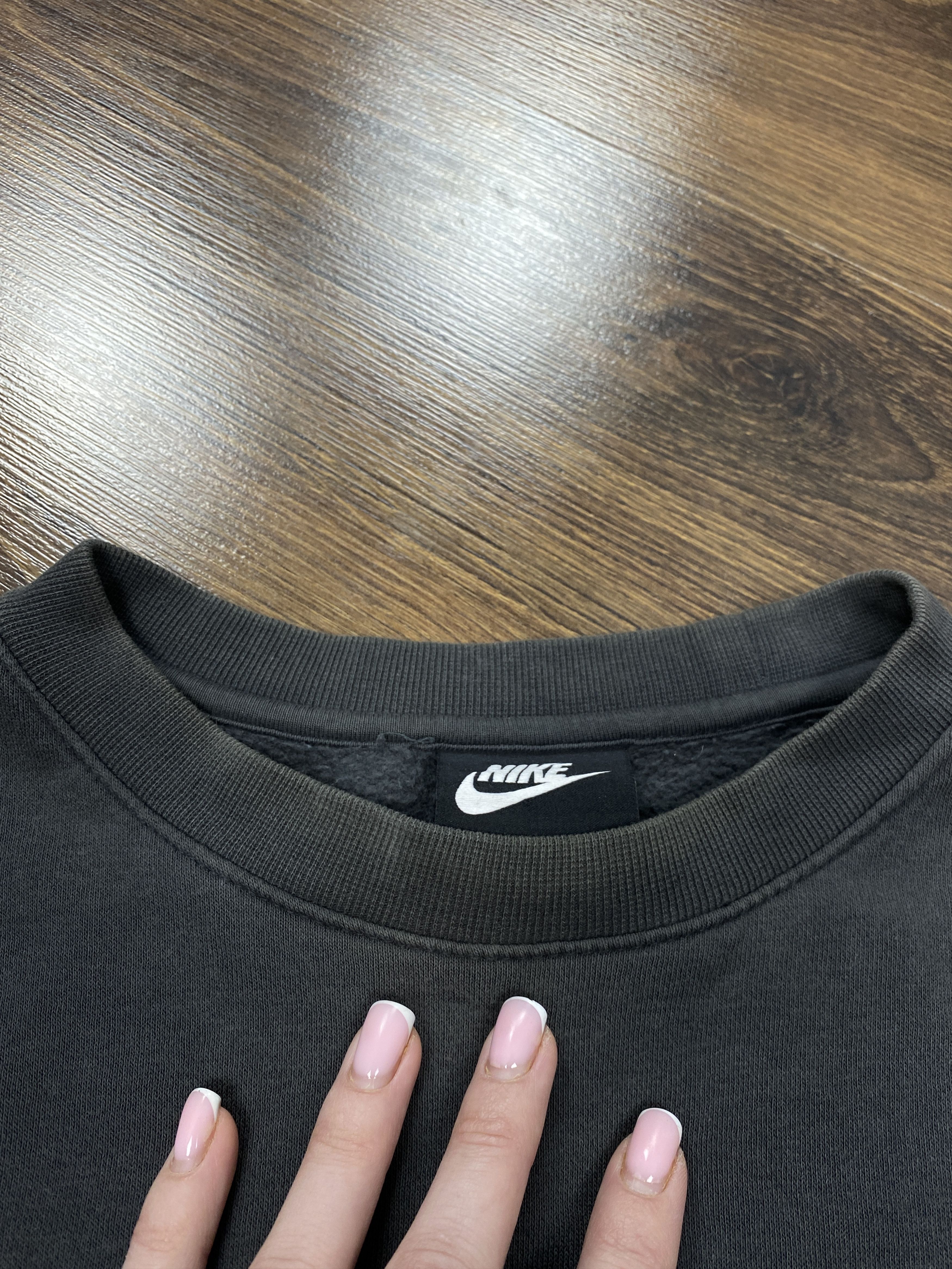 Nike Nike Mens Big Swoosh Crew Neck Sweatshirt Size US M / EU 48-50 / 2 - 6 Thumbnail