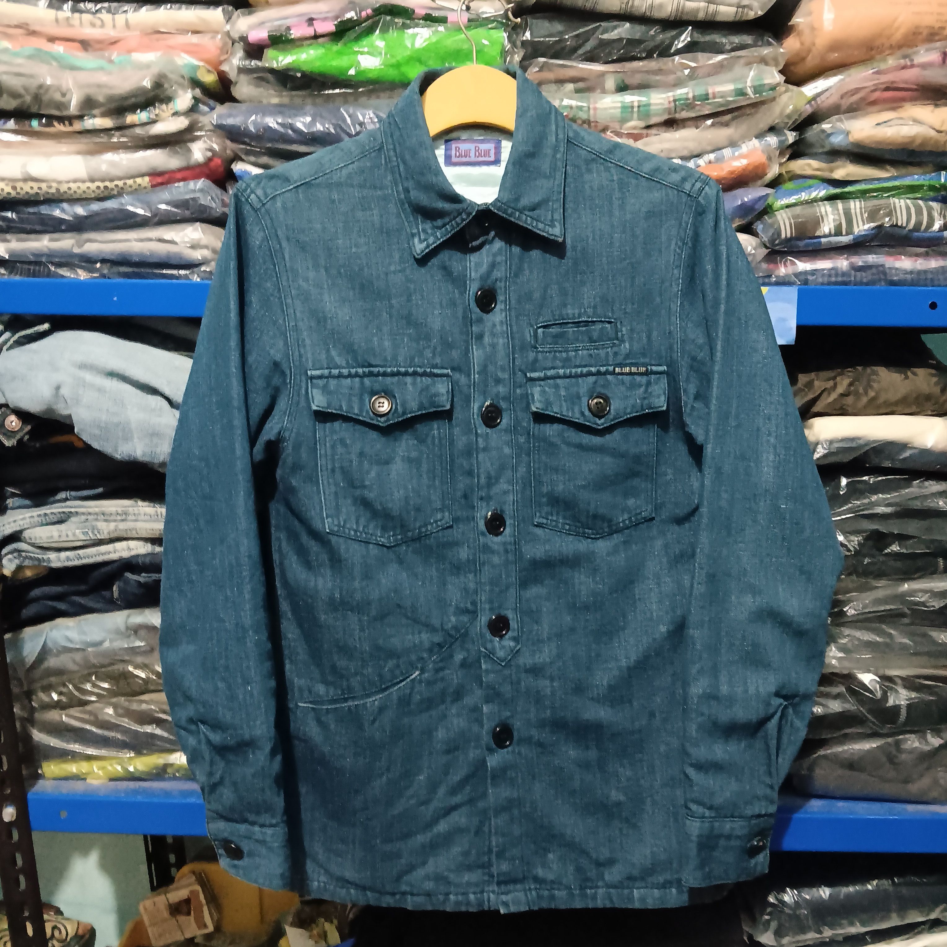 Blue Blue Japan Blue Blue japan denim chore jacket Size US S / EU 44-46 / 1 - 1 Thumbnail