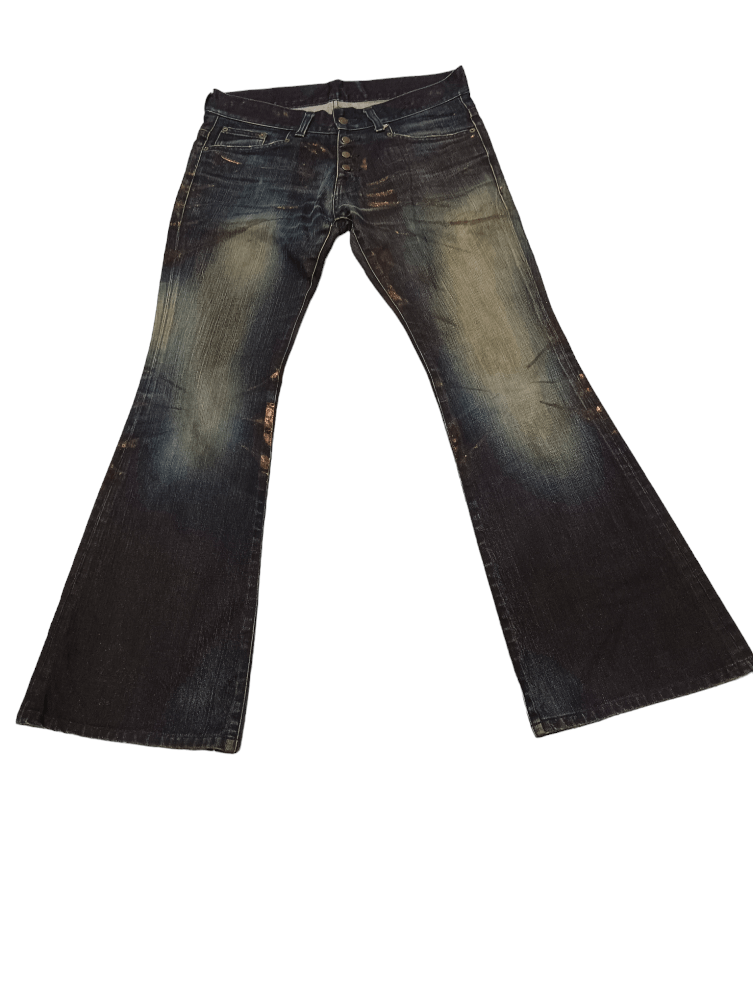 Tornado Mart Rare!!! Tornado Mart Seditionaries Super Flare Jeans Size US 33 - 3 Thumbnail