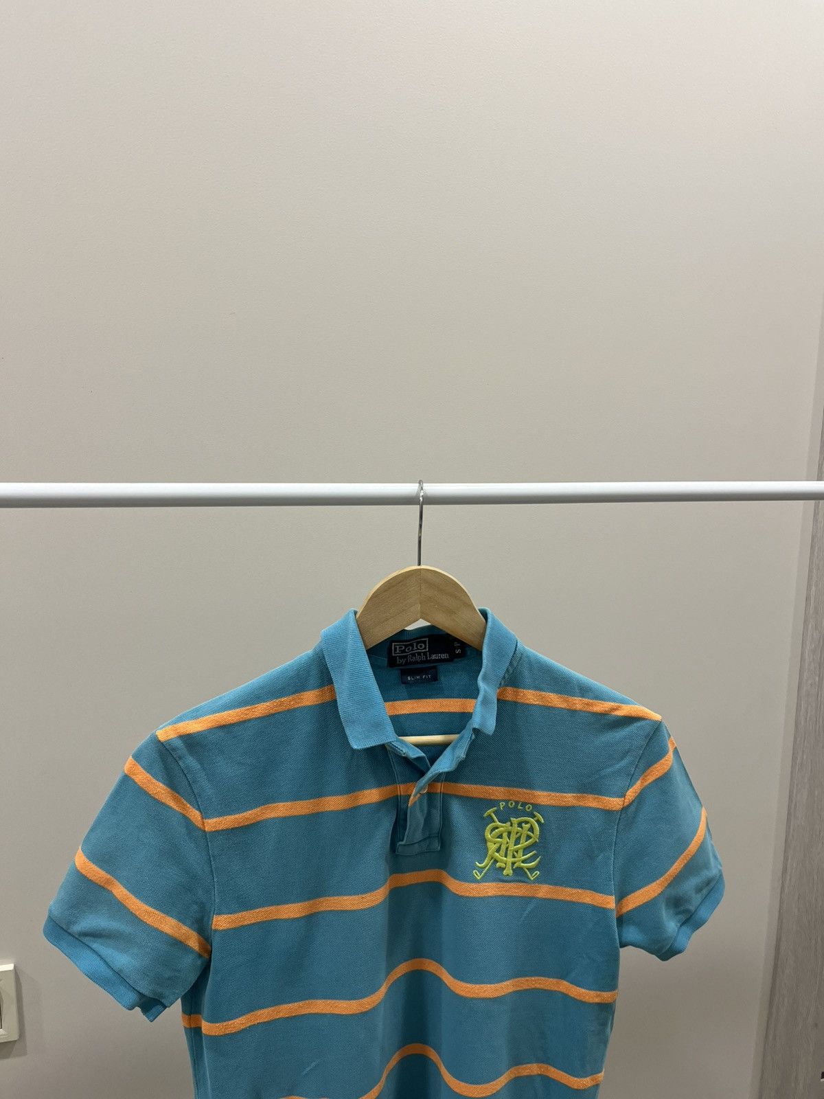 Japanese Brand Vintage 90s Polo Ralph Lauren Polos Blue Striped Y2K Size US S / EU 44-46 / 1 - 2 Thumbnail