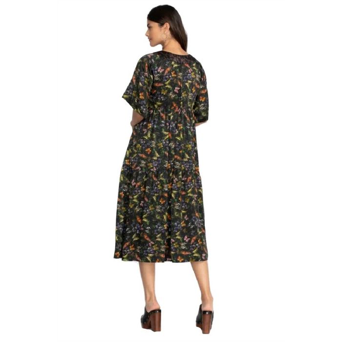 Johnny Was Midnight Mariposa Button Front Dress In Multi | Grailed
