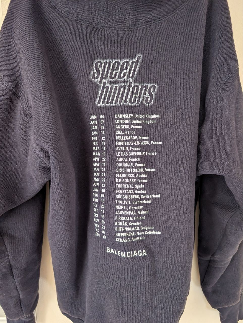 Balenciaga Balenciaga Speedhunters Black Logo Hoodie (fits L-XL) Size US XS / EU 42 / 0 - 2 Thumbnail