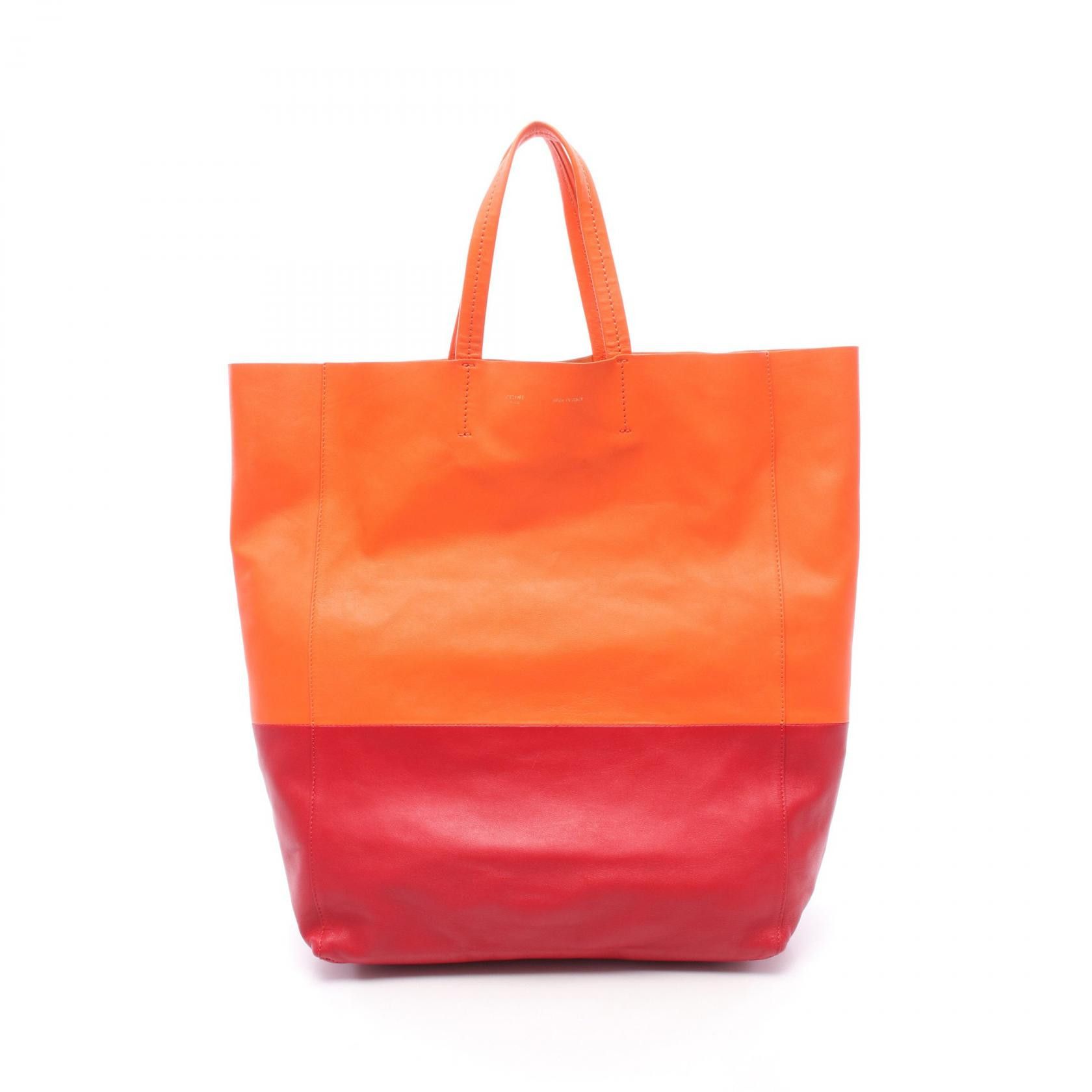 Celine Celine CELINE Horizontal Cabas Leather Tote Bag Leather Tote Bag DUTY FREE for USA Size ONE SIZE - 1 Thumbnail