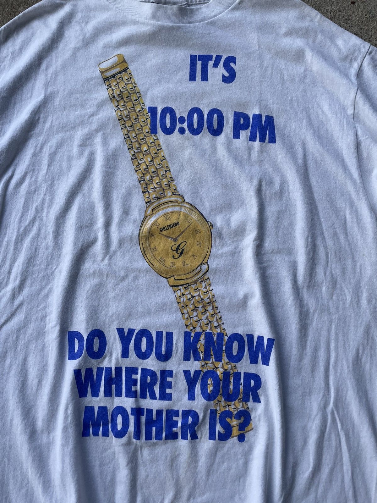 Joe Boxer Vintage Joe Boxer Do You Know Where Your Mother Is ? T-shirt Size US XL / EU 56 / 4 - 2 Thumbnail