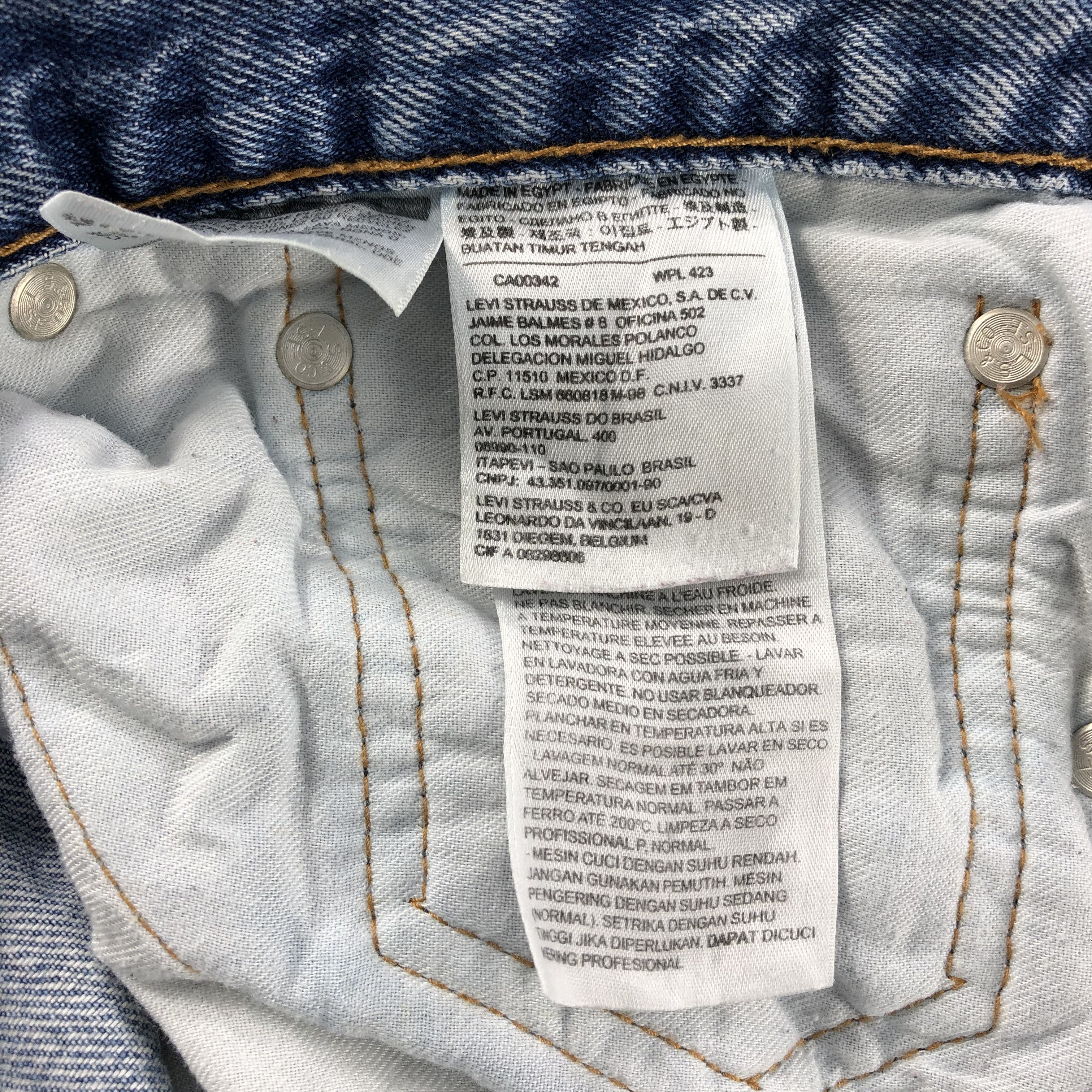 Levi's Vintage Light Wash Levis 505 Jeans- J1338 Size US 34 / EU 50 - 10 Thumbnail