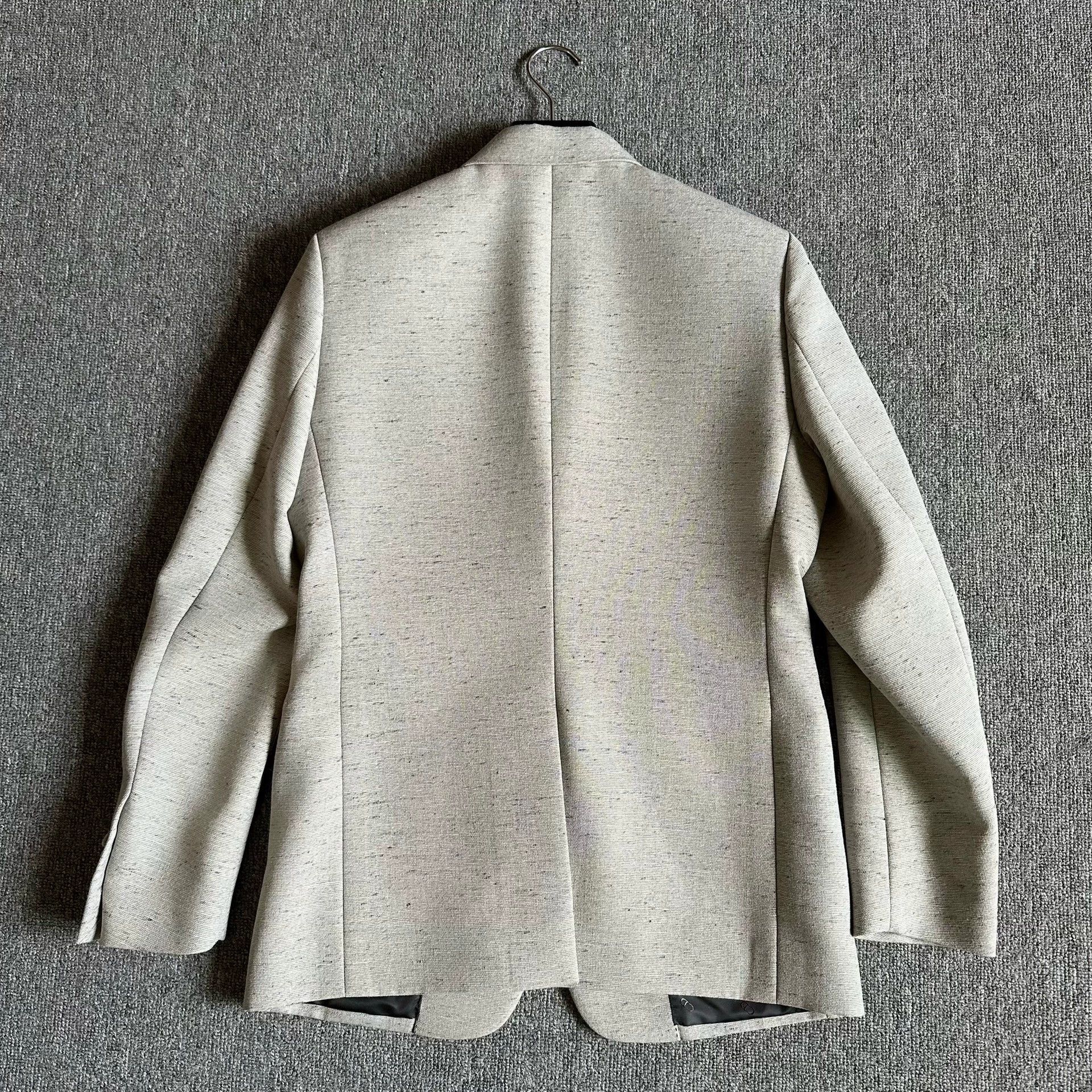 Dior dior gray wool suit with snowflake texture Size US M / EU 48-50 / 2 - 4 Thumbnail