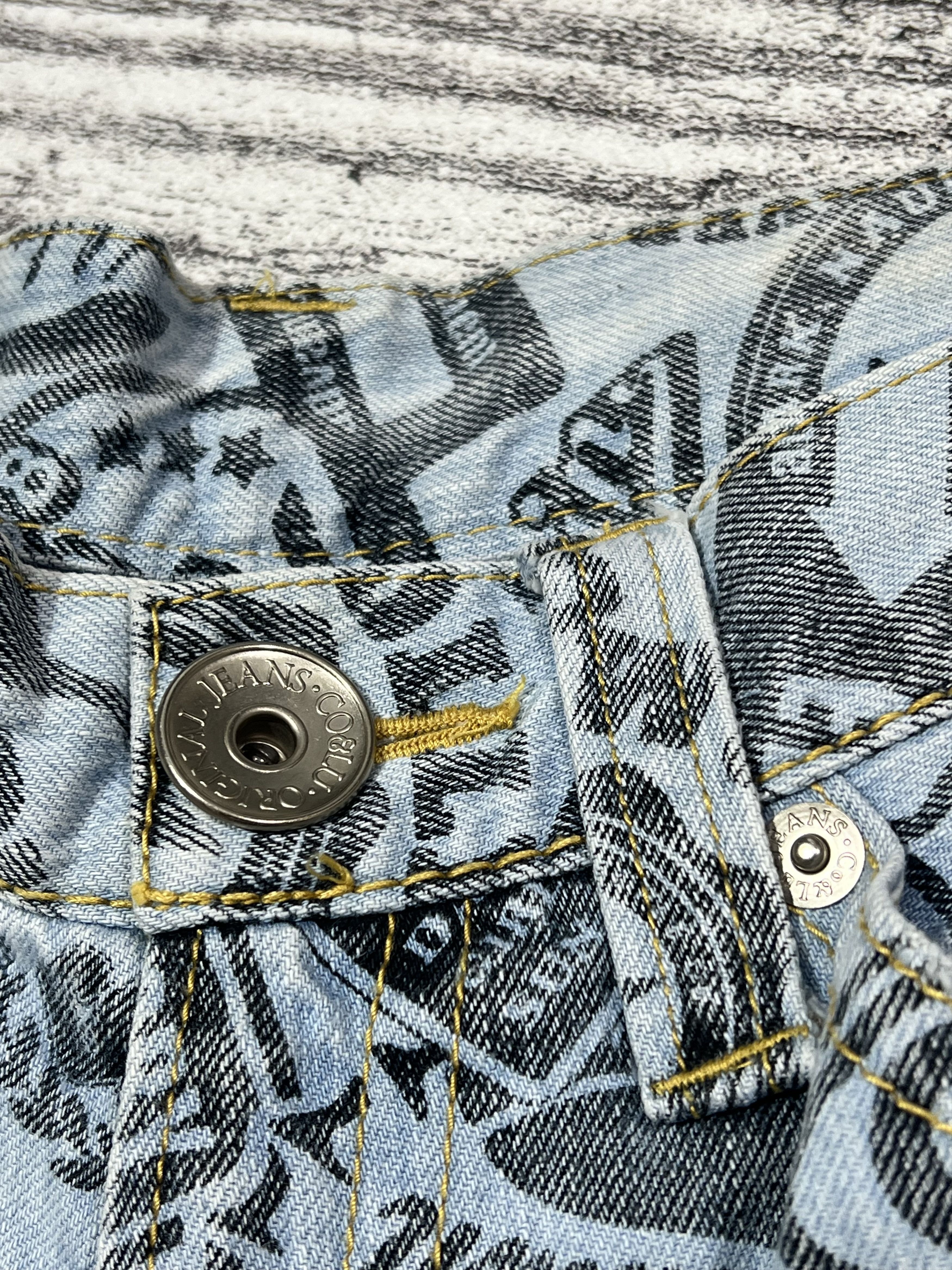 Japanese Brand 2000s Hysteric Poem Denim Jorts y2k Lgb Ifsixwasnine Size US 30 / EU 46 - 6 Thumbnail