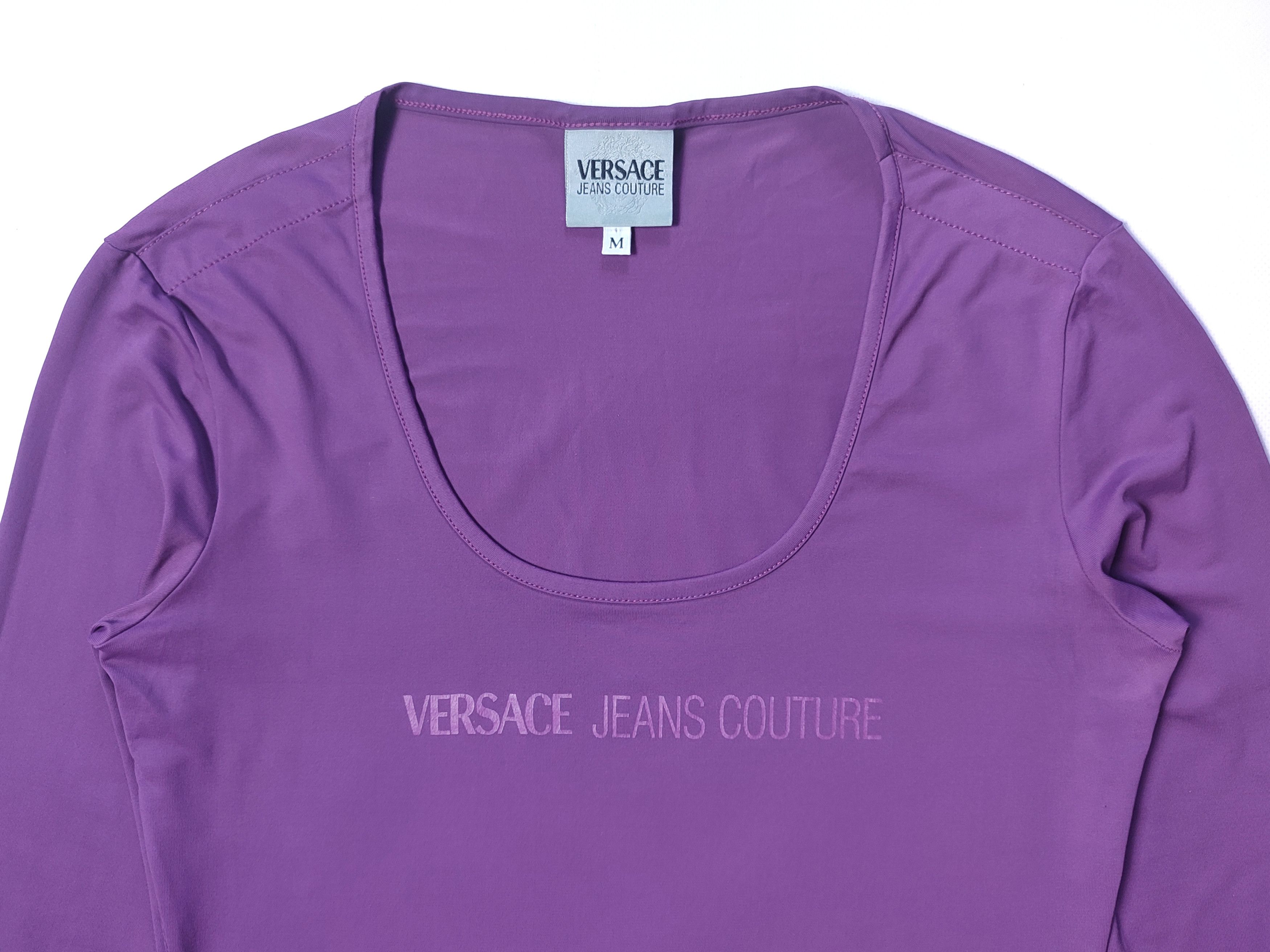 Versace Jeans Couture Versace Jeans Couture Vintage Longsleeve Size M / US 6-8 / IT 42-44 - 4 Thumbnail
