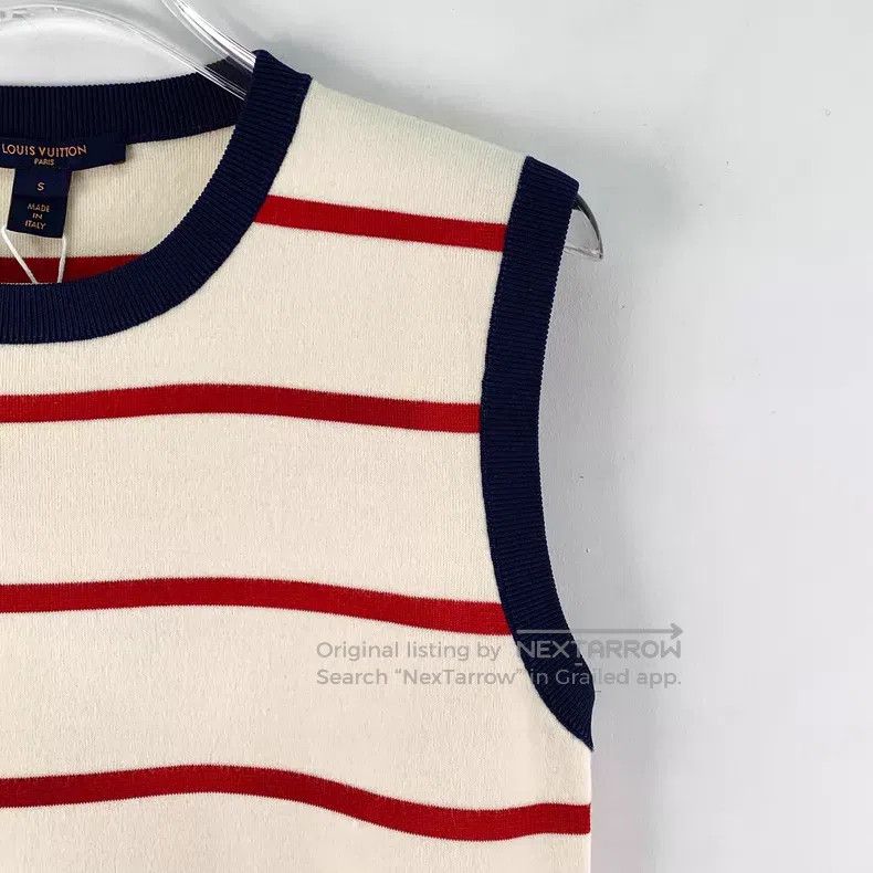 Louis Vuitton Louis Vuitton Color-block striped wool sleeveless knitted Size S / US 4 / IT 40 - 3 Thumbnail