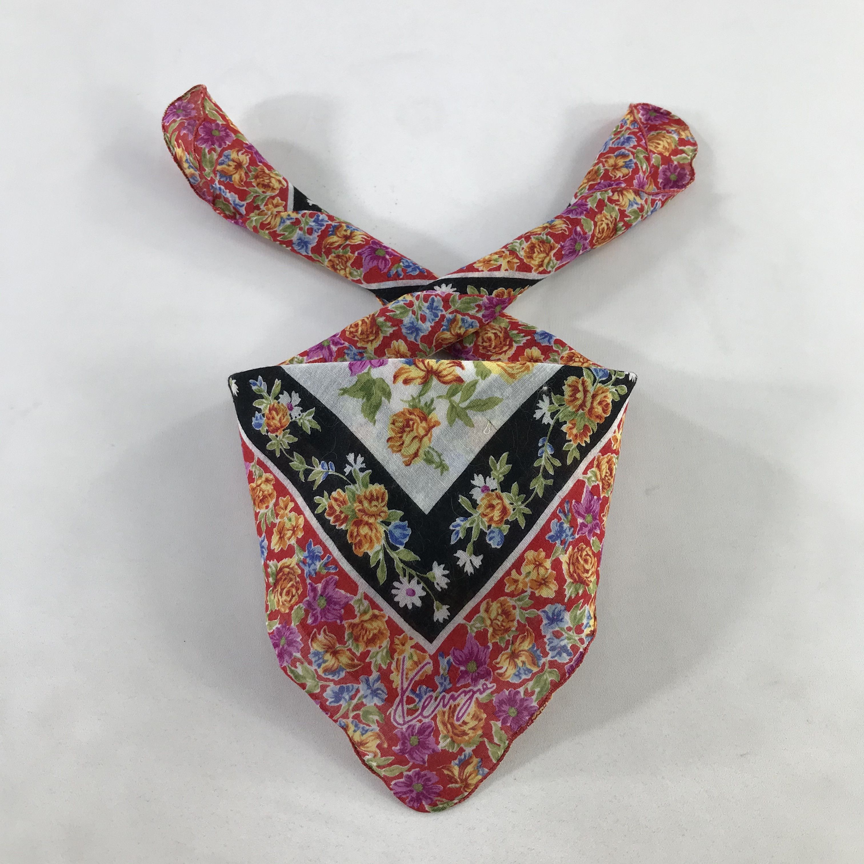 Kenzo Kenzo Bandana / Handkerchief / Neckerchief - S1101 Size ONE SIZE - 3 Thumbnail