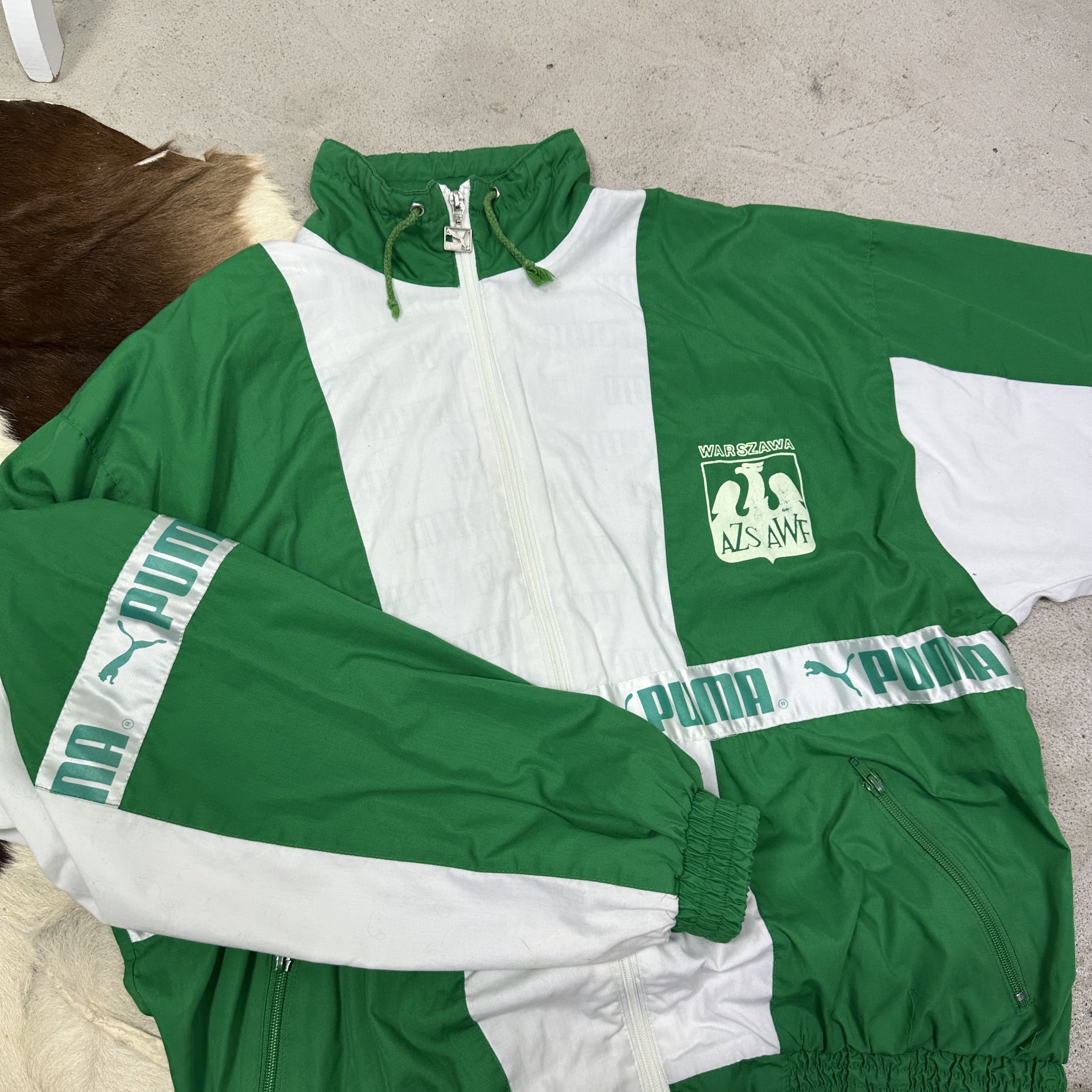 Puma Vintage Sporty Streetwear AZS AWF 90s Puma Jacket Size US L / EU 52-54 / 3 - 2 Thumbnail