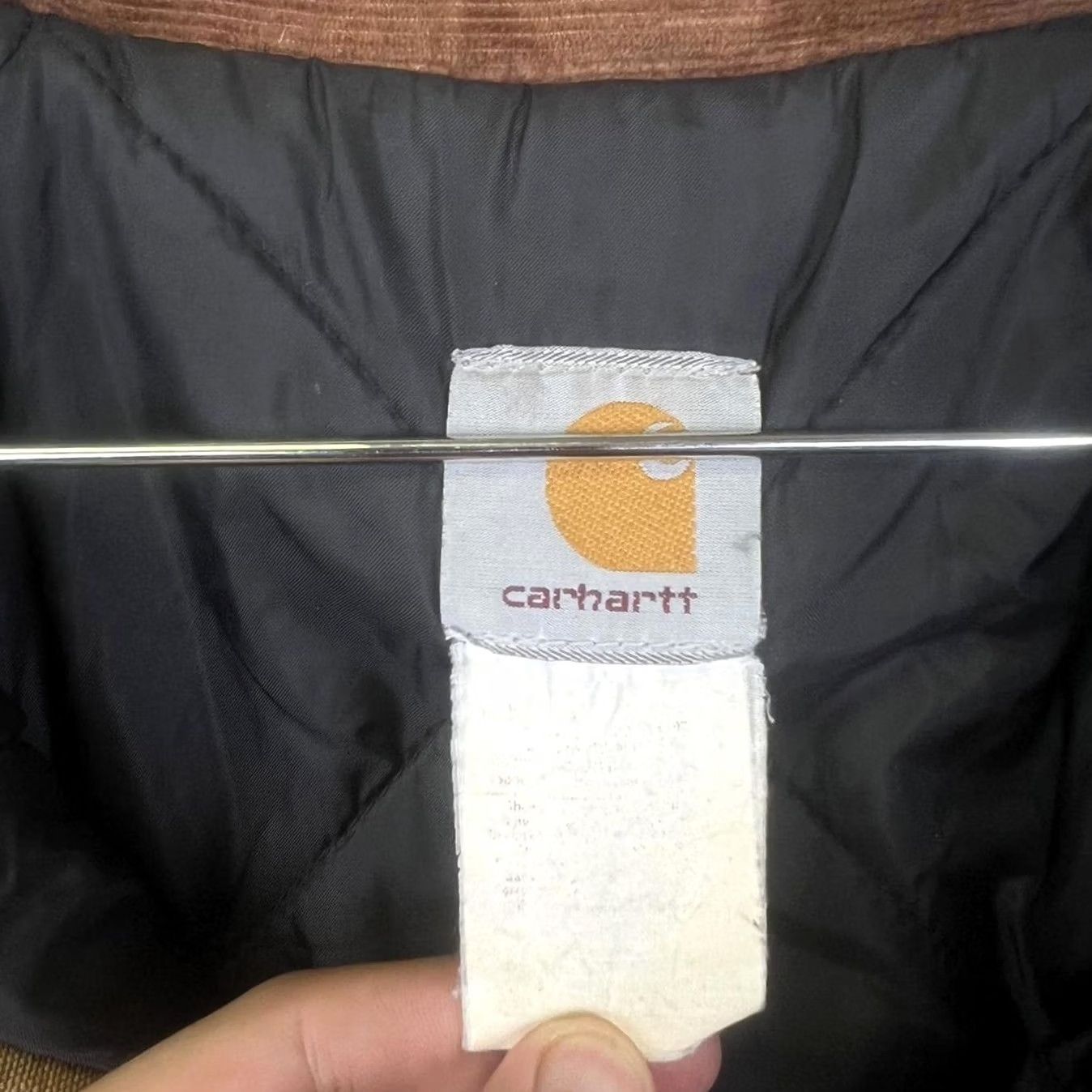 Carhartt VINTAGE Carhartt Men's Insulated Work Jacket Bomber Jacket XL Tan Cotton Jacket Mens Jacket Size US XL / EU 56 / 4 - 8 Thumbnail