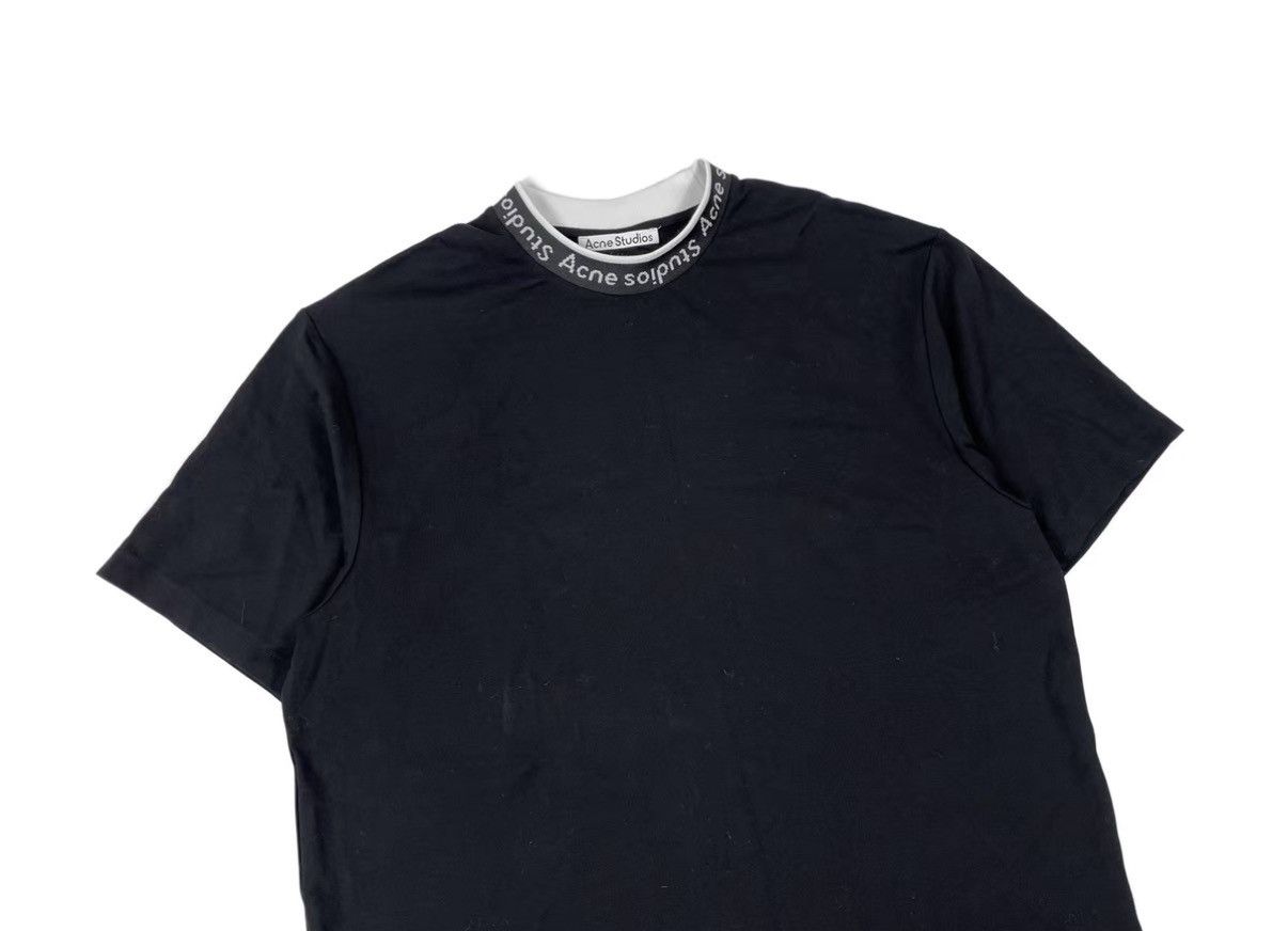 Acne Studios Acne Studios Neck Logo Black T-Shirt J31 Size US M / EU 48-50 / 2 - 3 Thumbnail
