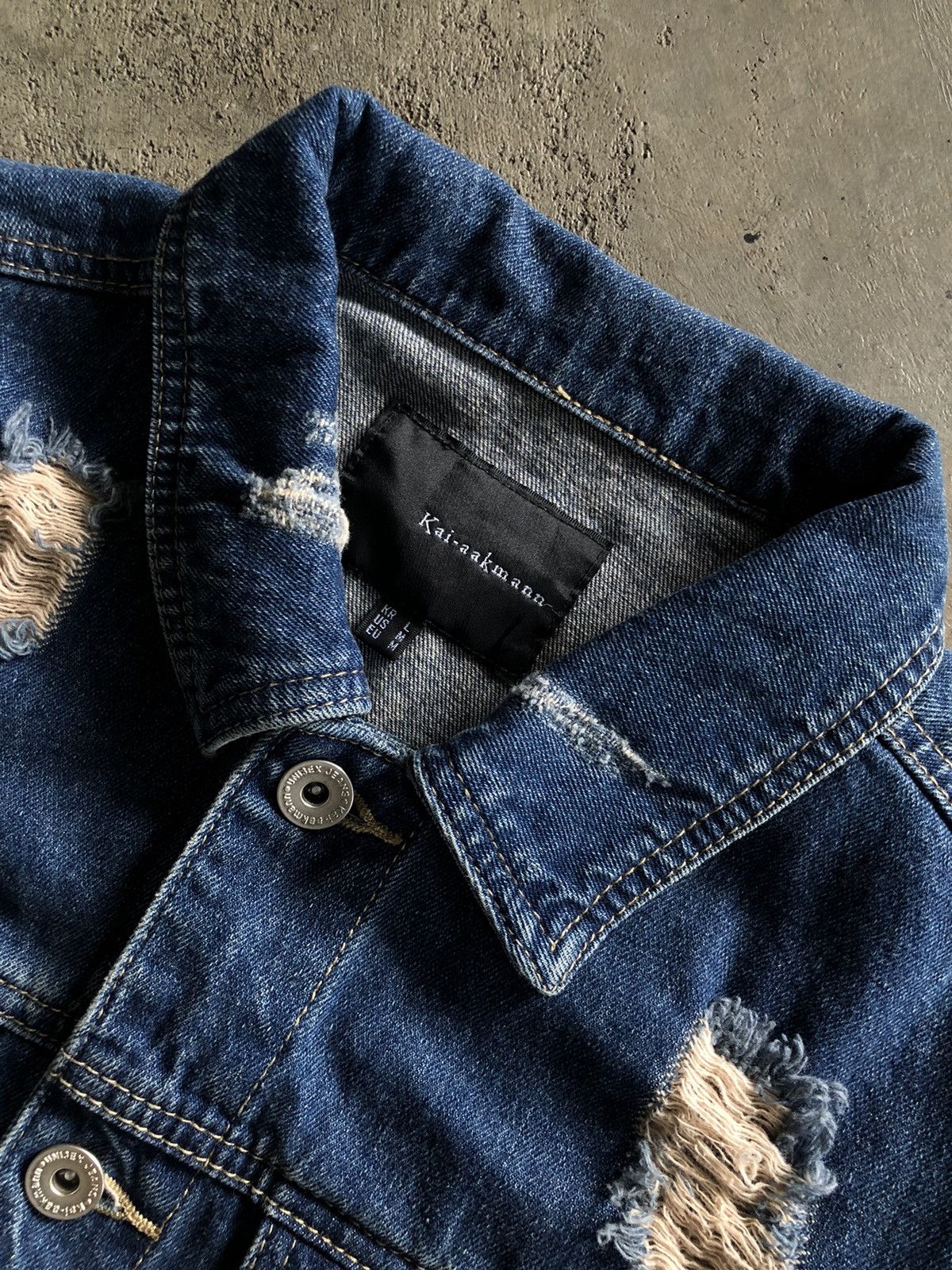 Other KAI-AAKMANN DENIM JACKET DISTRESSED Size US L / EU 52-54 / 3 - 10 Thumbnail
