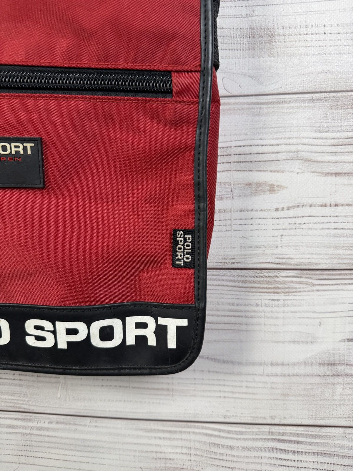 Polo Ralph Lauren 🔥🇺🇸VINTAGE POLO SPORT BAG MESSENGER Y2K 🇺🇸🔥 Size ONE SIZE - 3 Thumbnail