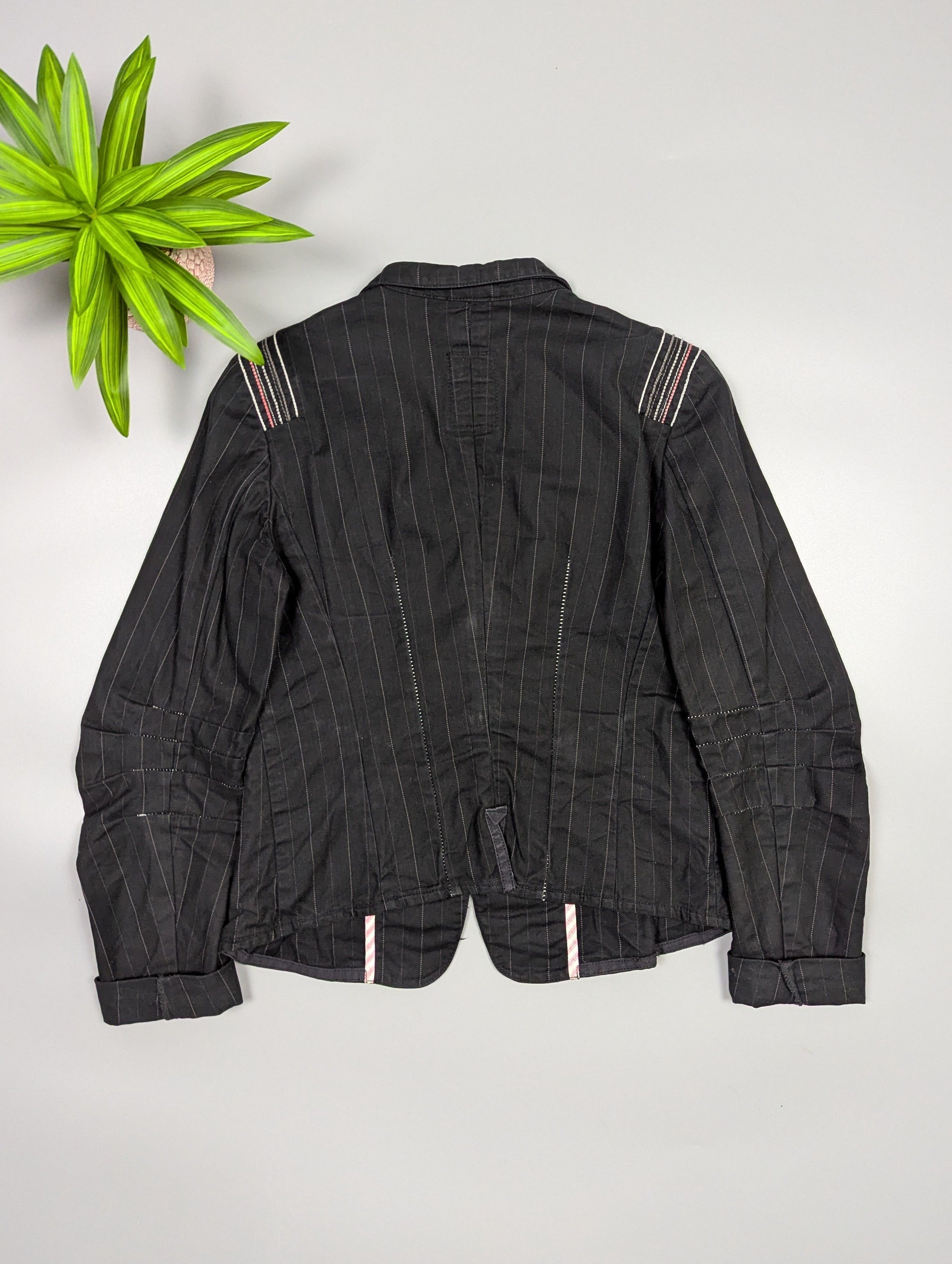 Marithe + Francois Girbaud Rare Marithé François Girbaud Architectural Tailoring Jacket Size XS / US 0-2 / IT 36-38 - 13 Thumbnail