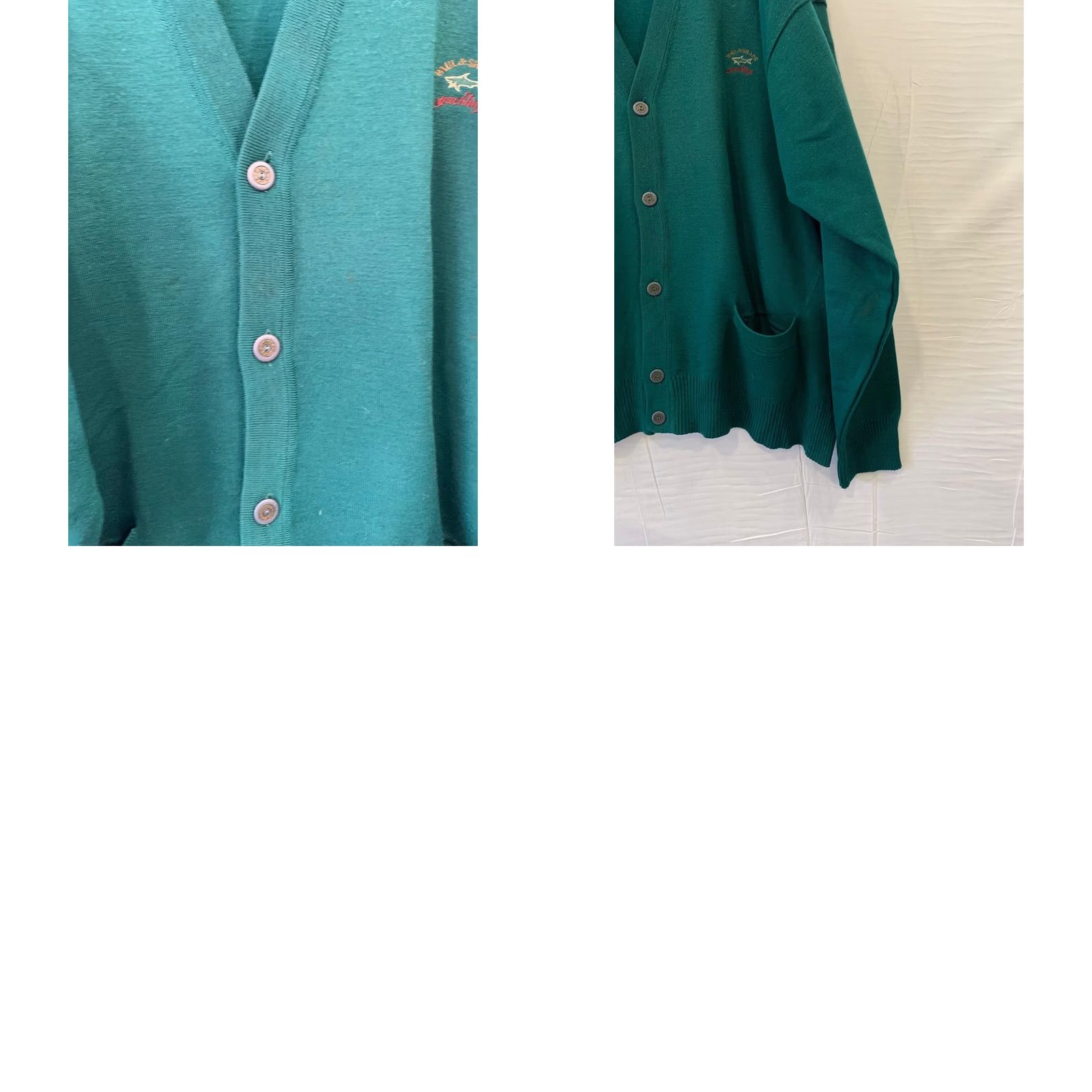 Paul & Shark Paul & Shark Yachting Cardigan Sweater XXL Green Men’s Wool Blend Made in Italy Size US XXL / EU 58 / 5 - 8 Thumbnail