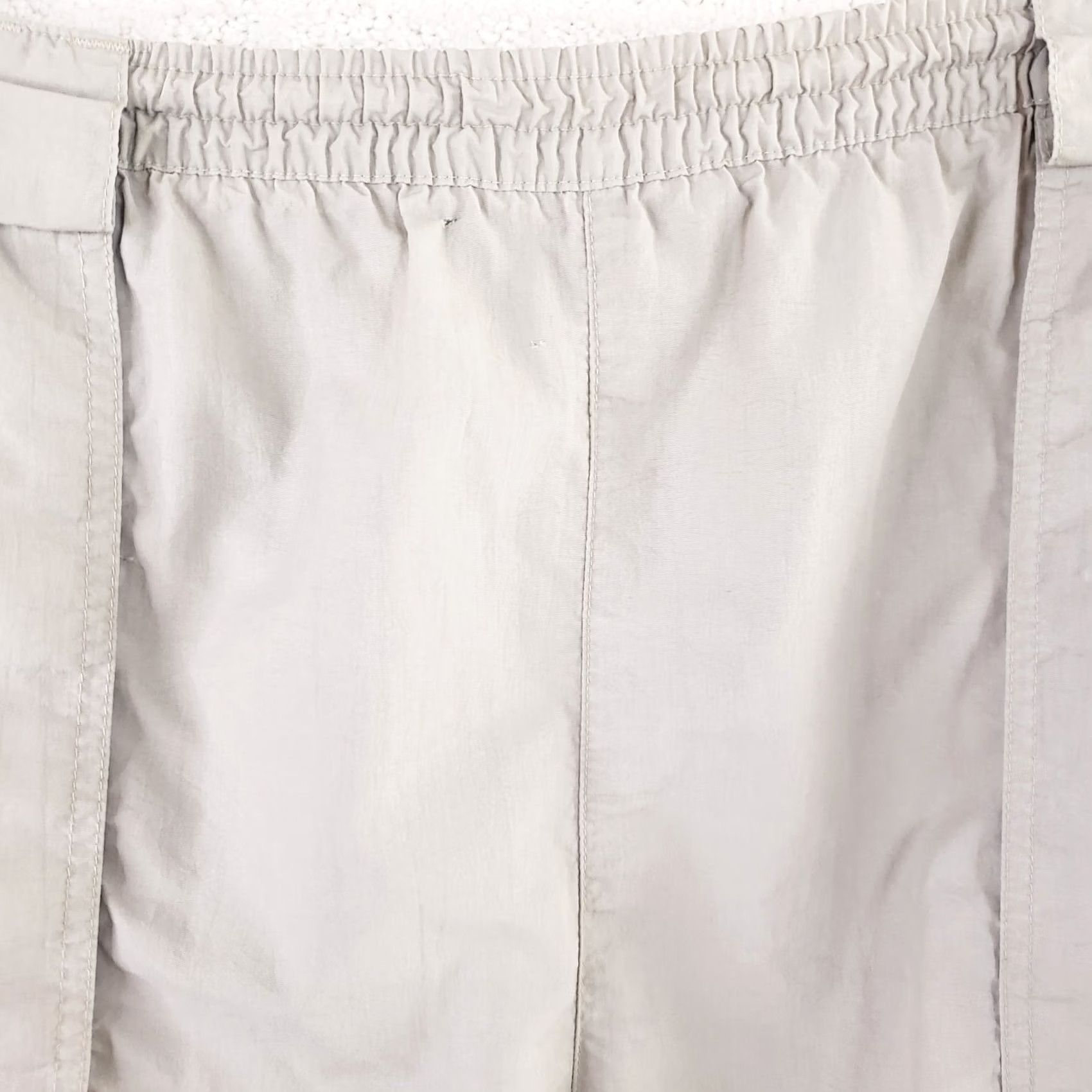 Vintage Bimini Bay Drawstring Fishing Cargo Shorts Men's L Beige Nylon Pockets Cargo Pocket Tan Beige Chino Sitout Regular Motion Outdoors 90s Size US 33 - 4 Thumbnail