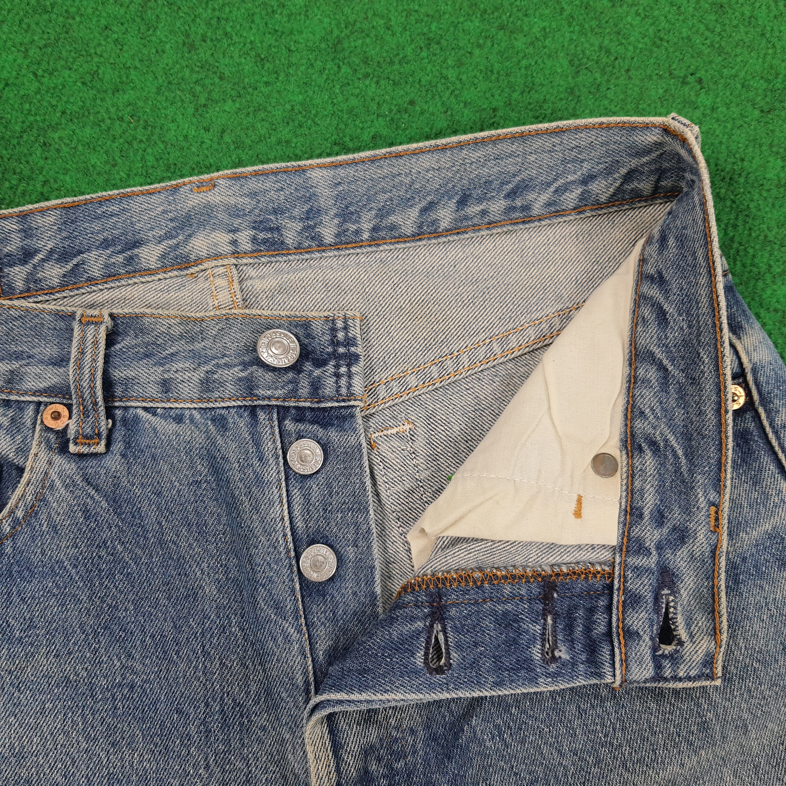 Levi's × Levi's Vintage Clothing × Vintage Vintage Levi's Straight Cut Distressed Jeans Size US 29 - 8 Thumbnail