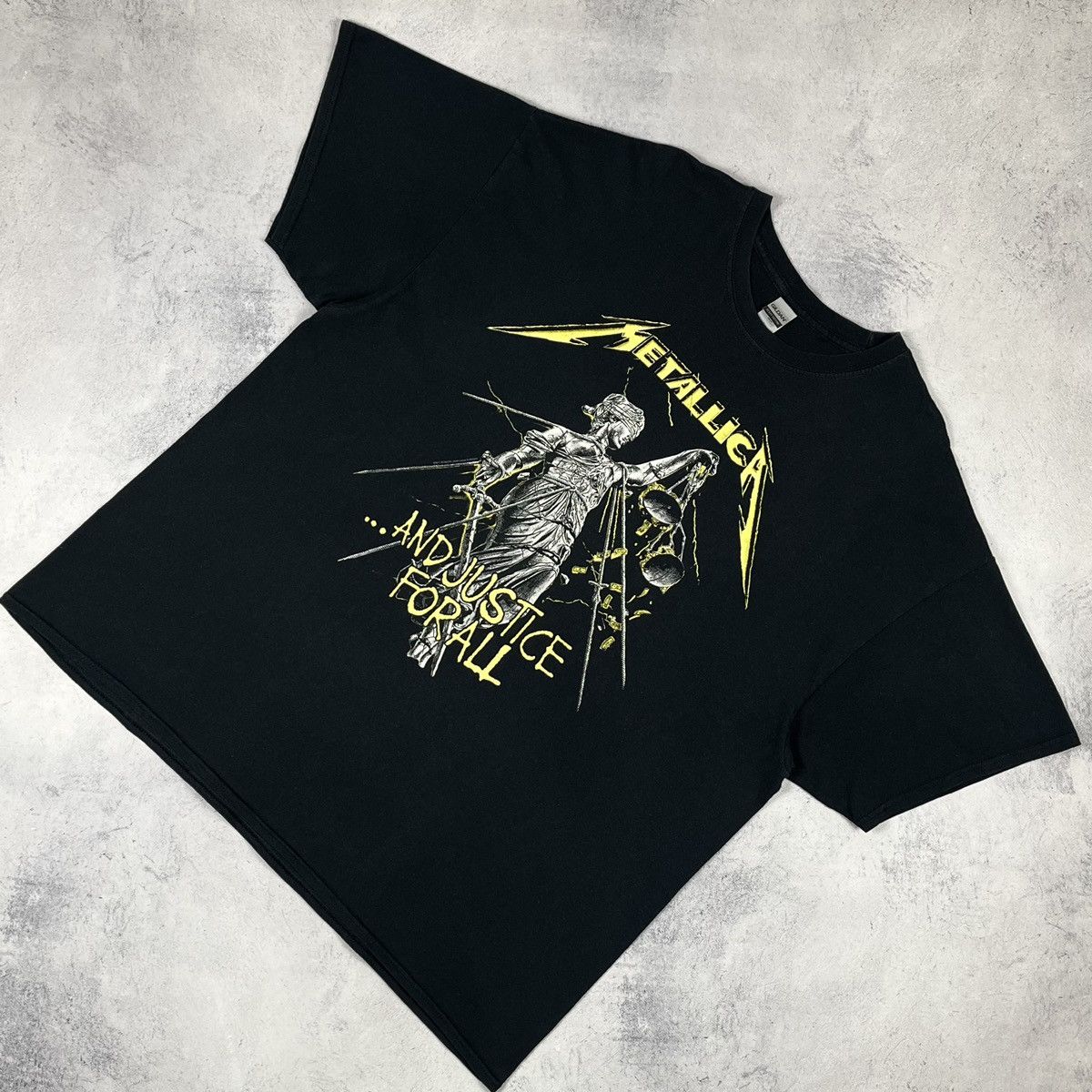 Band Tees Vintage Metallica And Justice for All album band tee 90’s Size US XXL / EU 58 / 5 - 1 Thumbnail