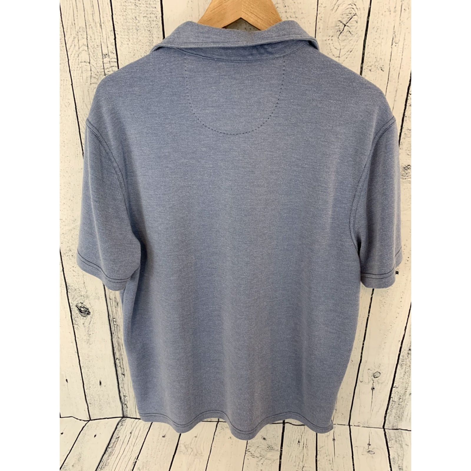 Nat Nast NAT NAST Polo Shirt Men L Blue Short Sleeve Button Front Rugby Shirt NAT NAST Blue Polo Large L Men Color Blue Button-Up Shirt Size US L / EU 52-54 / 3 - 6 Thumbnail