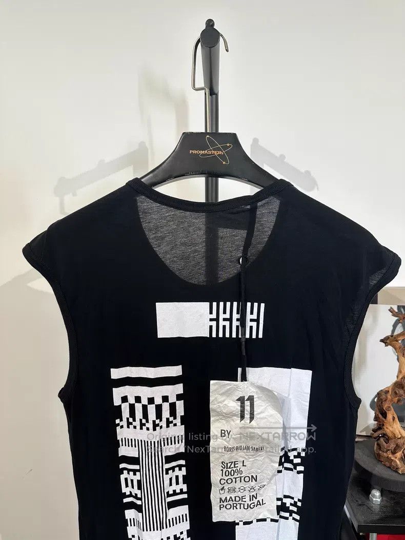 Boris Bidjan Saberi Boris Bidjan Saberi Printed sleeveless tank top with graph Size L / US 10 / IT 46 - 4 Thumbnail