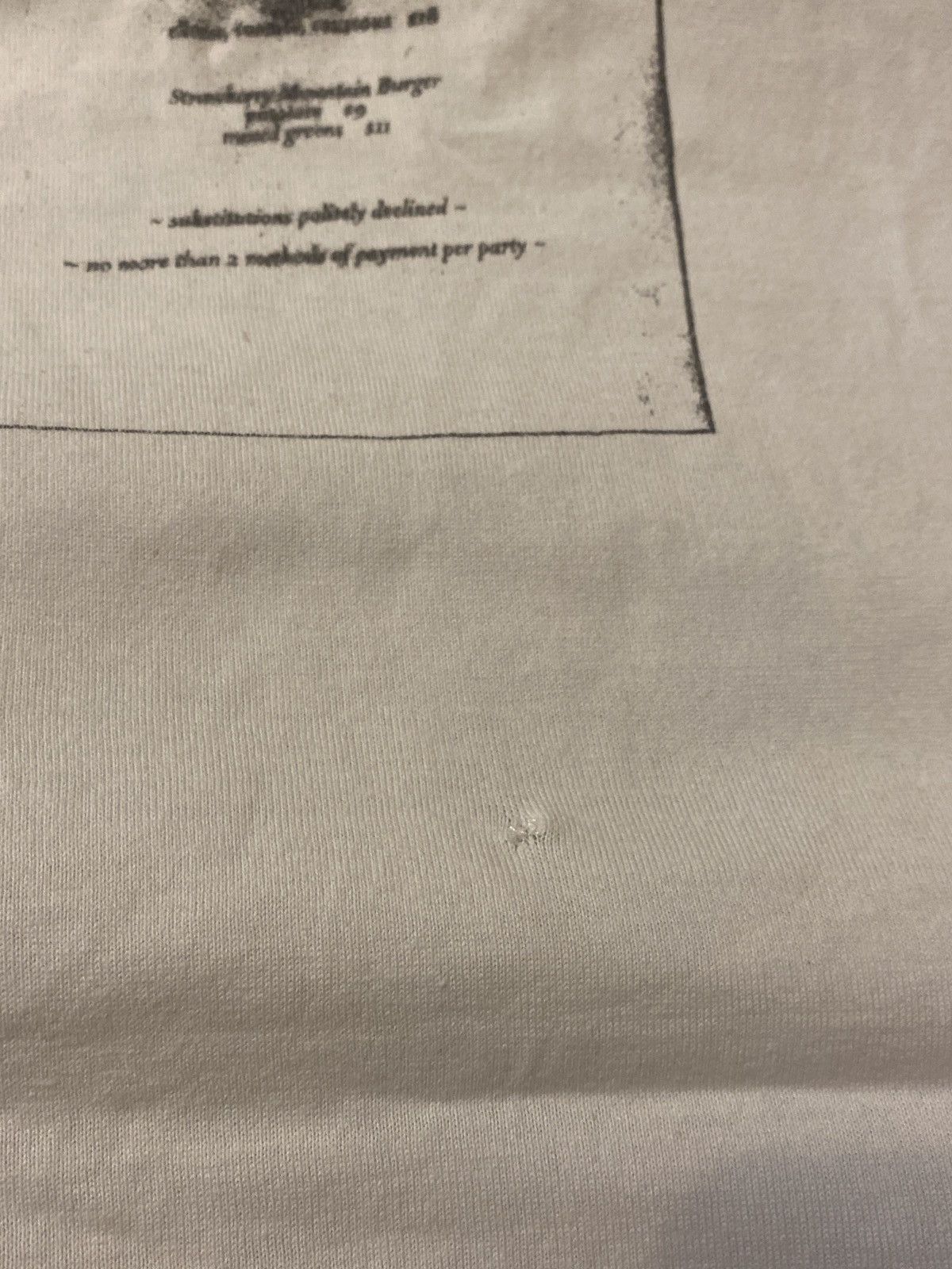 Number (N)ine Number Nine Menu Tshirt Size US L / EU 52-54 / 3 - 6 Thumbnail