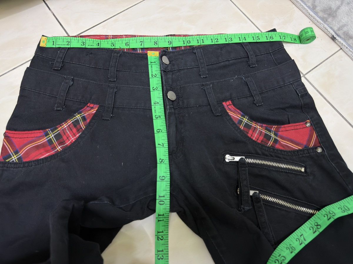 Hysteric Glamour Vintage Archive Double Waist Punk Plaid Zip Detail Pant Size US 32 / EU 48 - 13 Thumbnail