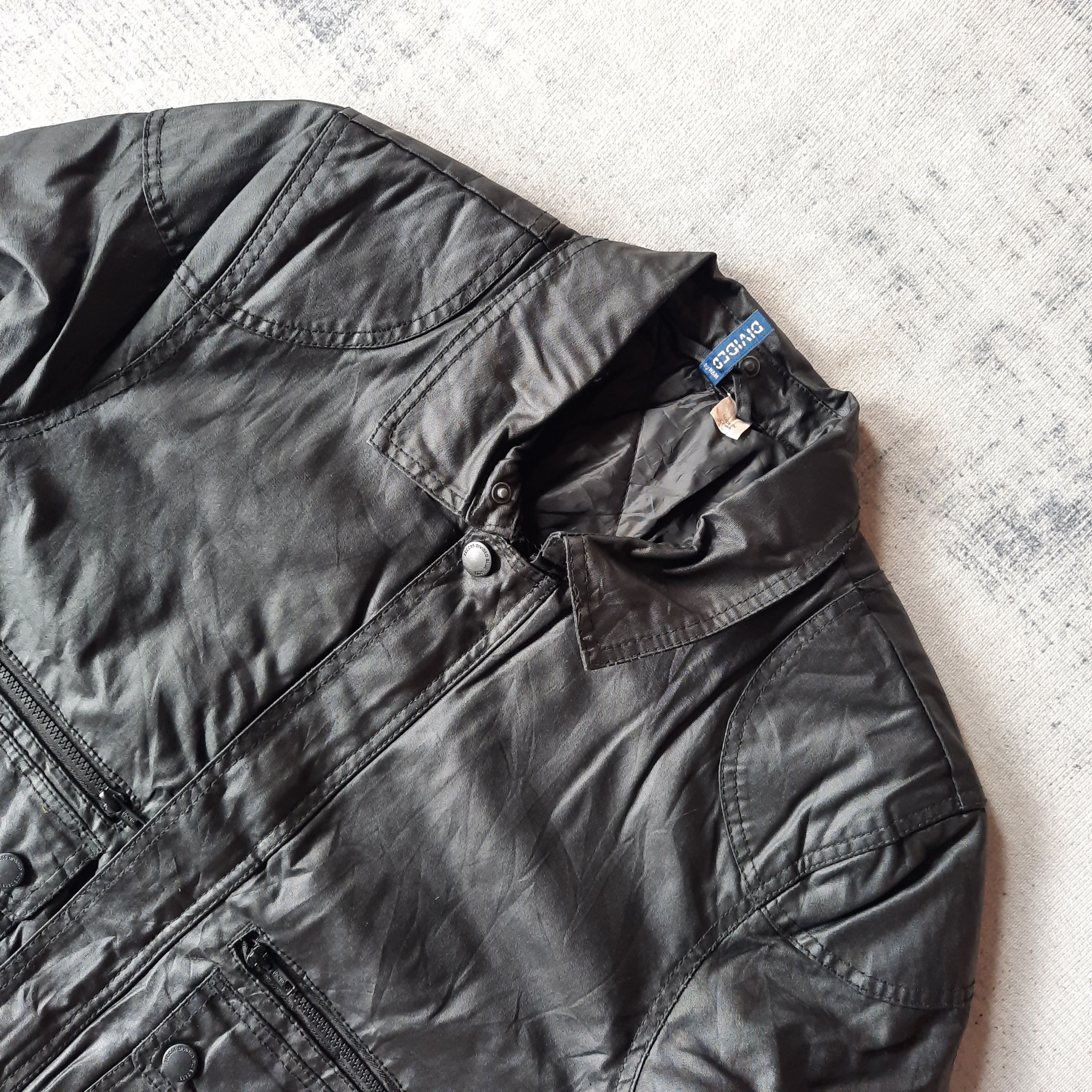 If Six Was Nine ⚒️ H&m super black rock star coated jacket Size US M / EU 48-50 / 2 - 2 Thumbnail