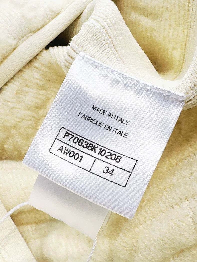 Chanel Chanel Beige full-printed logo long-sleeved jacket Size XXS / US 00 / IT 34 - 5 Thumbnail