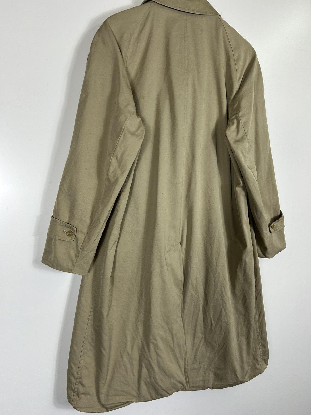 Aquascutum ⚡️Vintage Aquascutum Khakis Button Long Coat Jacket Size US M / EU 48-50 / 2 - 17 Thumbnail