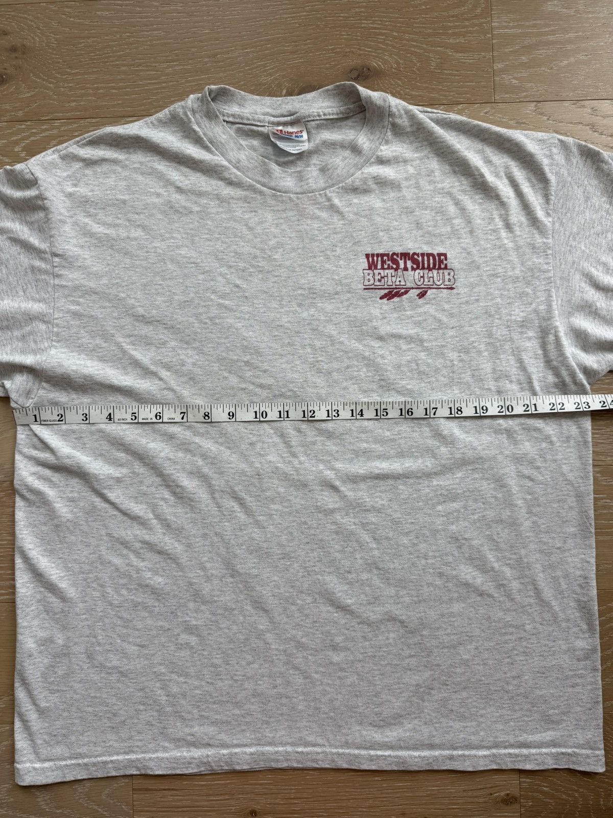Hanes Vintage Y2K Westside High School Beta Club Seminoles 2000 Size US XL / EU 56 / 4 - 7 Thumbnail