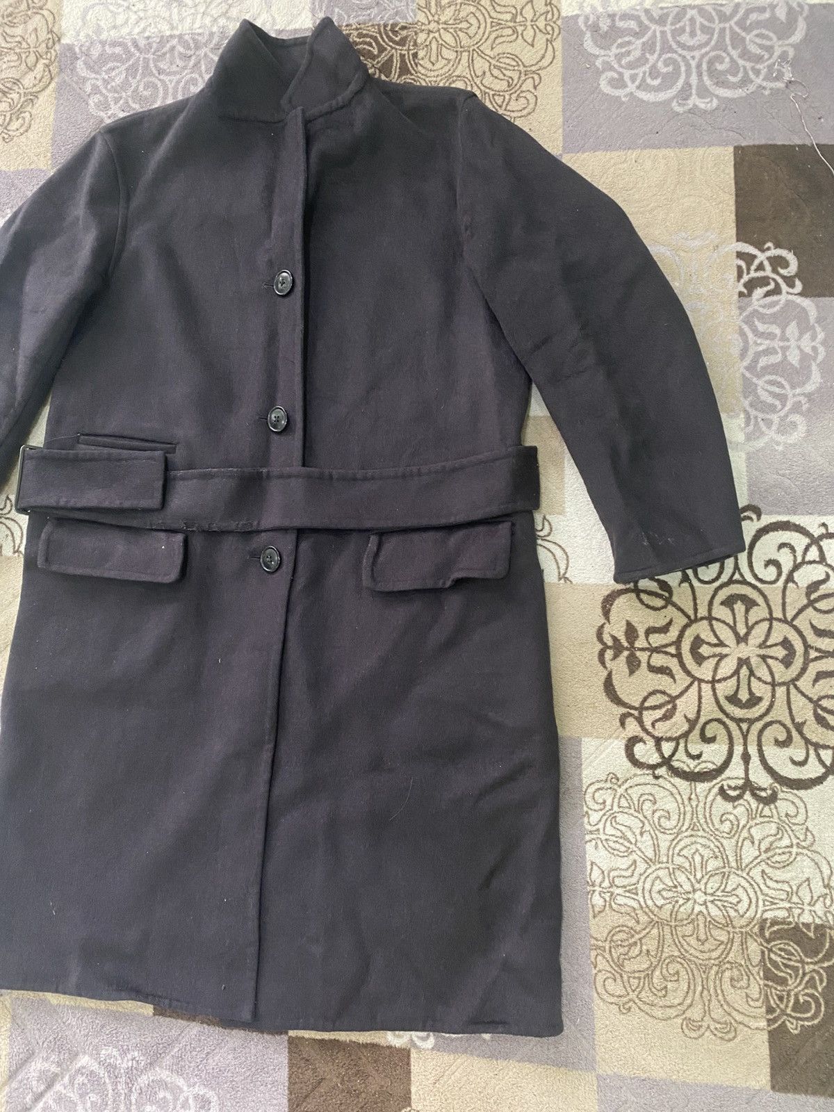 Jil Sander × Uniqlo +J x uniqlo wool black heavy long coat Size US S / EU 44-46 / 1 - 3 Thumbnail