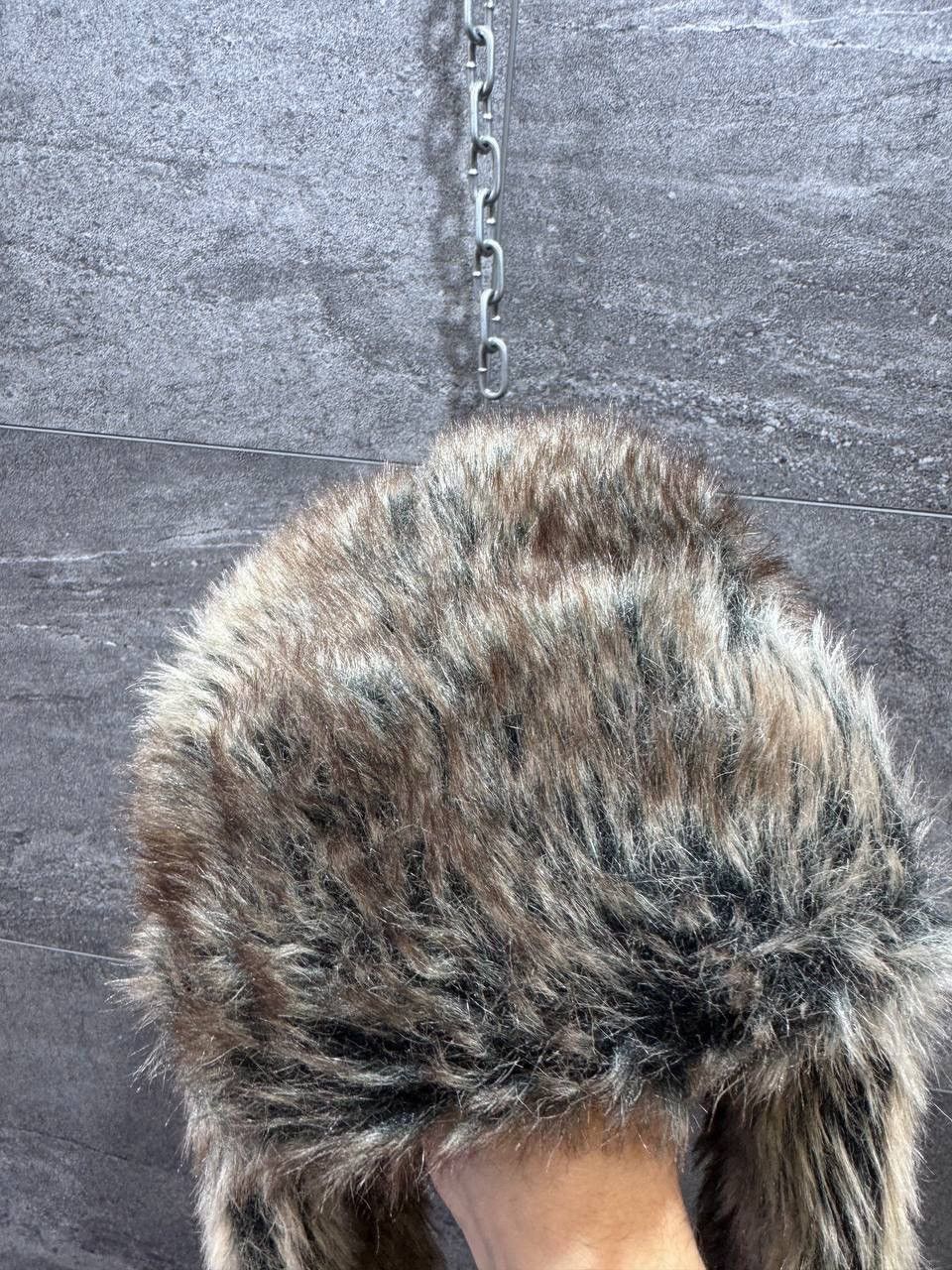 Other Ushanka Trapper Hat Furry Mohair Fuzzy Fur Hat Y2K 90s Size ONE SIZE - 4 Thumbnail
